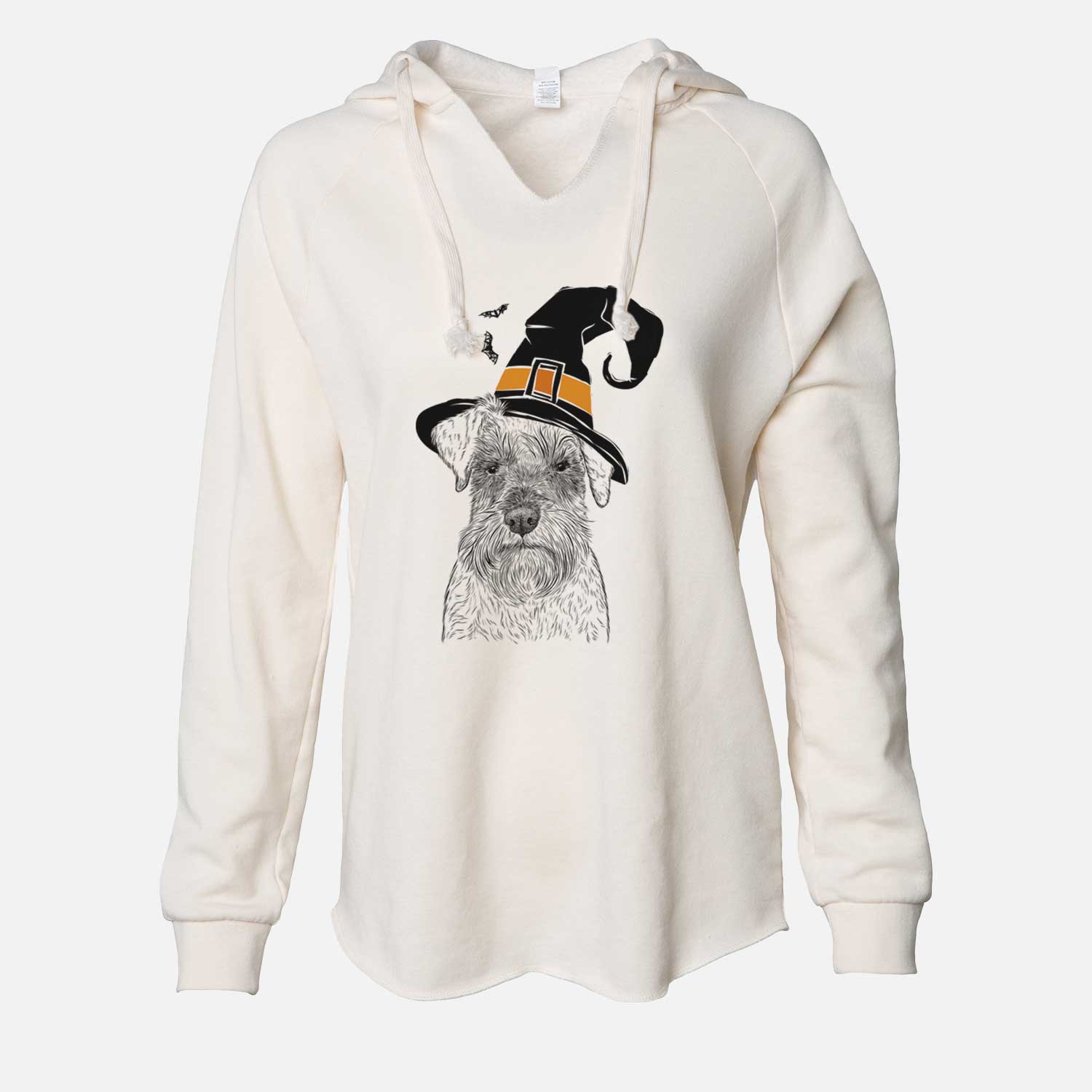 Witch Smokey the Miniature Schnauzer - Cali Wave Hooded Sweatshirt