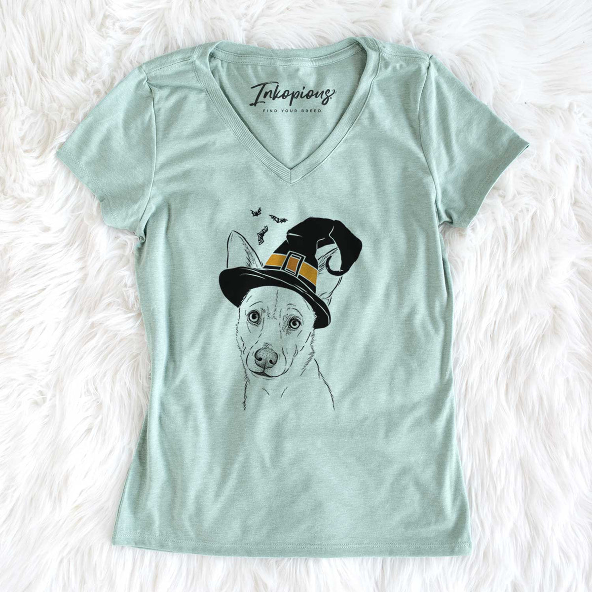 Witch Sooner the Huskimo - Women's V-neck Shirt