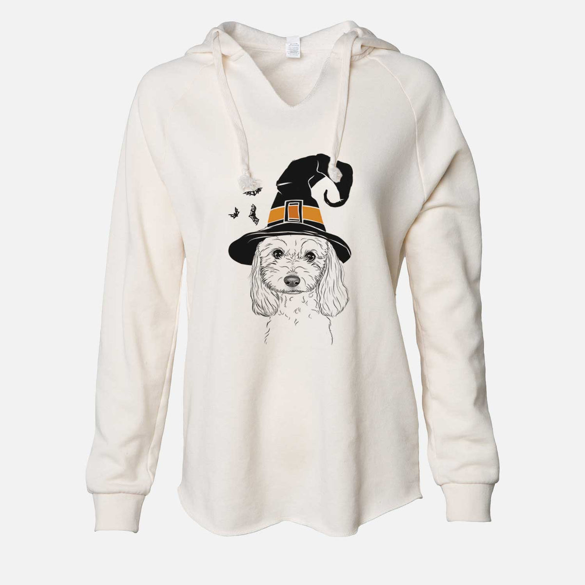 Witch Sophie the Coton de Tulear - Cali Wave Hooded Sweatshirt