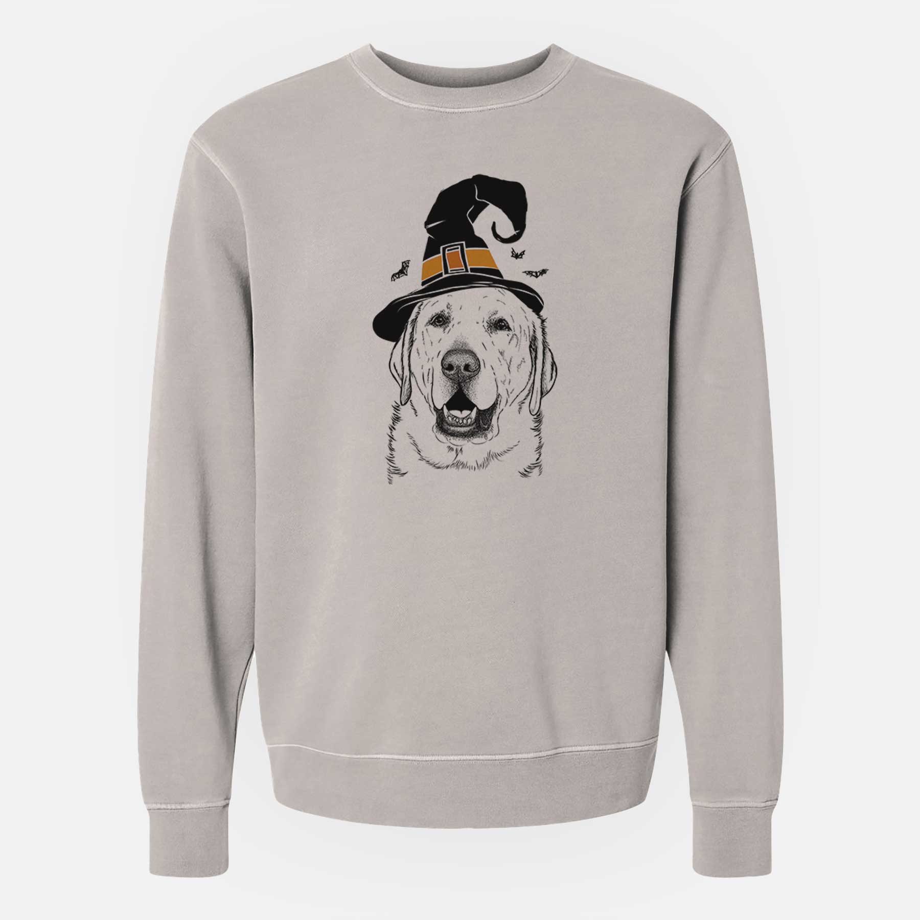 Witch Sparks the Labrador Retriever - Unisex Pigment Dyed Crew Sweatshirt