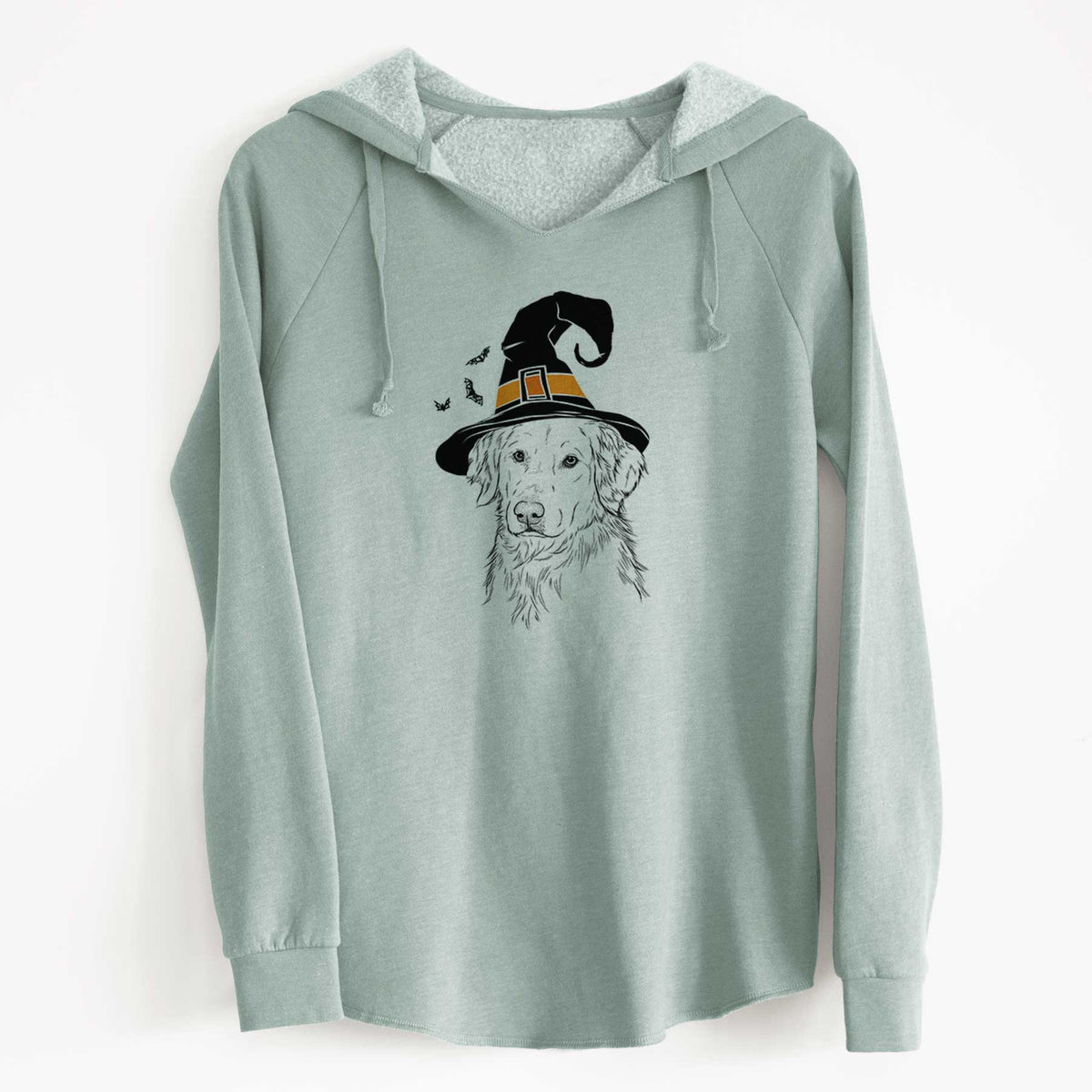 Witch Spencer the Golden Retriever - Cali Wave Hooded Sweatshirt