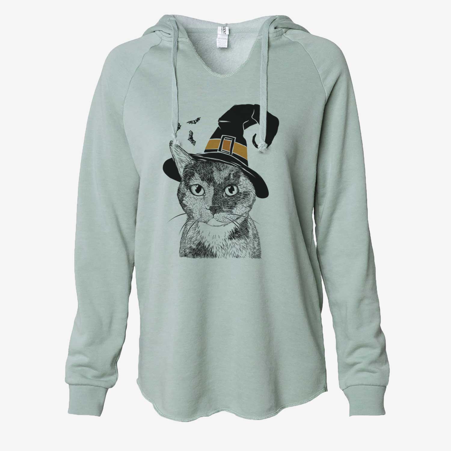 Witch Spooky Kitty the Tortoiseshell Cat - Cali Wave Hooded Sweatshirt