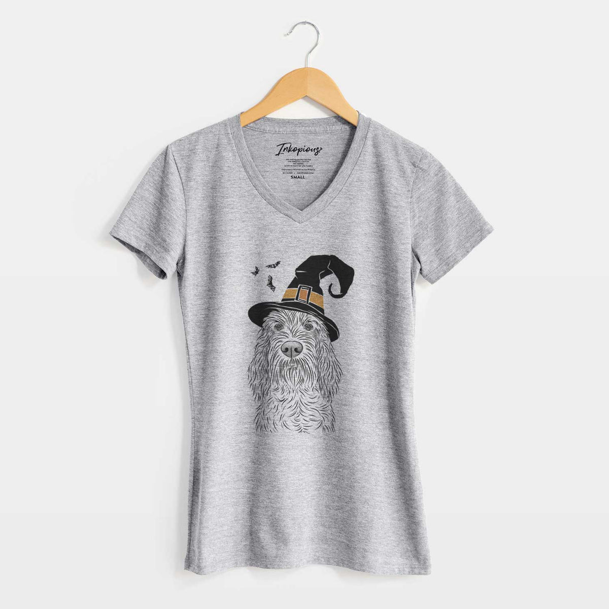 Witch Stefano the Spinone Italiano - Women's V-neck Shirt
