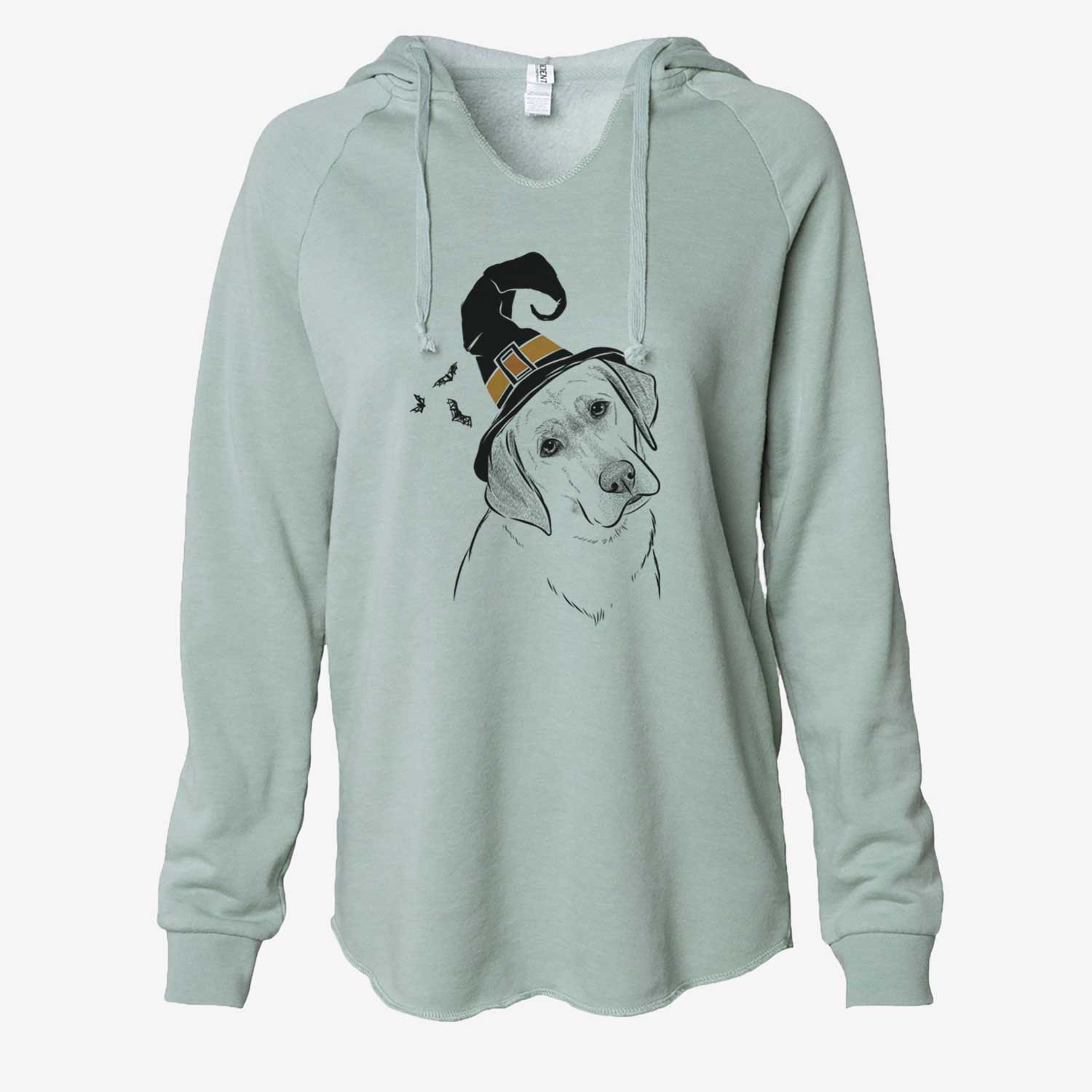 Witch Stella the Yellow Lab - Cali Wave Hooded Sweatshirt