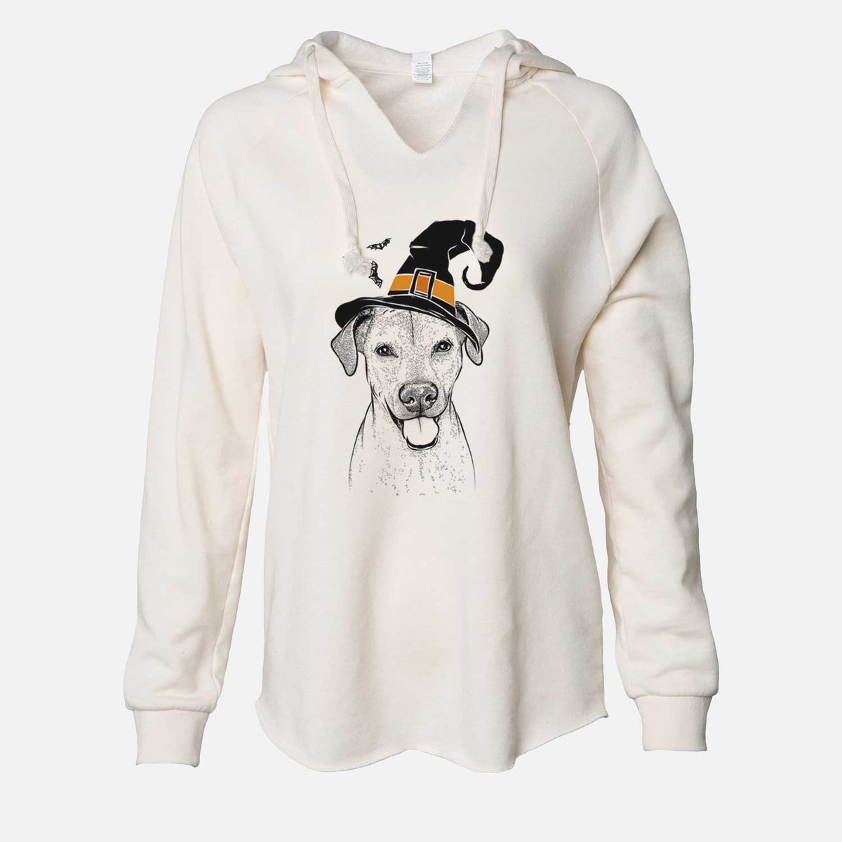 Witch Sugar the American Staffordshire Mix - Cali Wave Hooded Sweatshirt