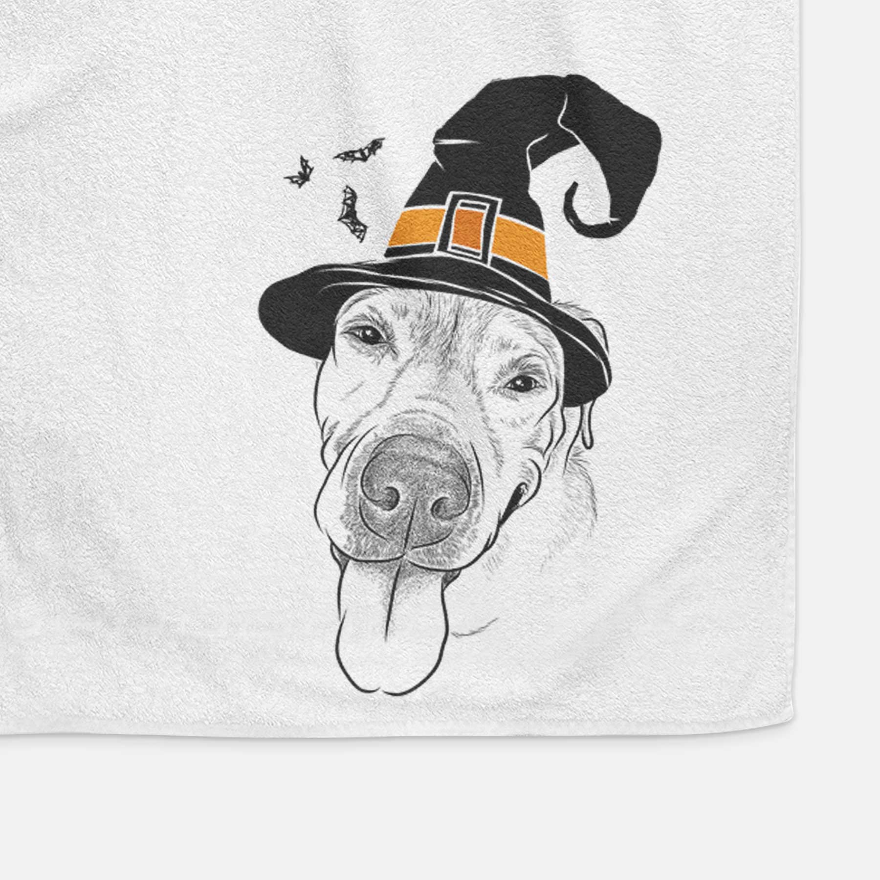 Sugar the Staffordshire Terrier Mix Decorative Hand Towel