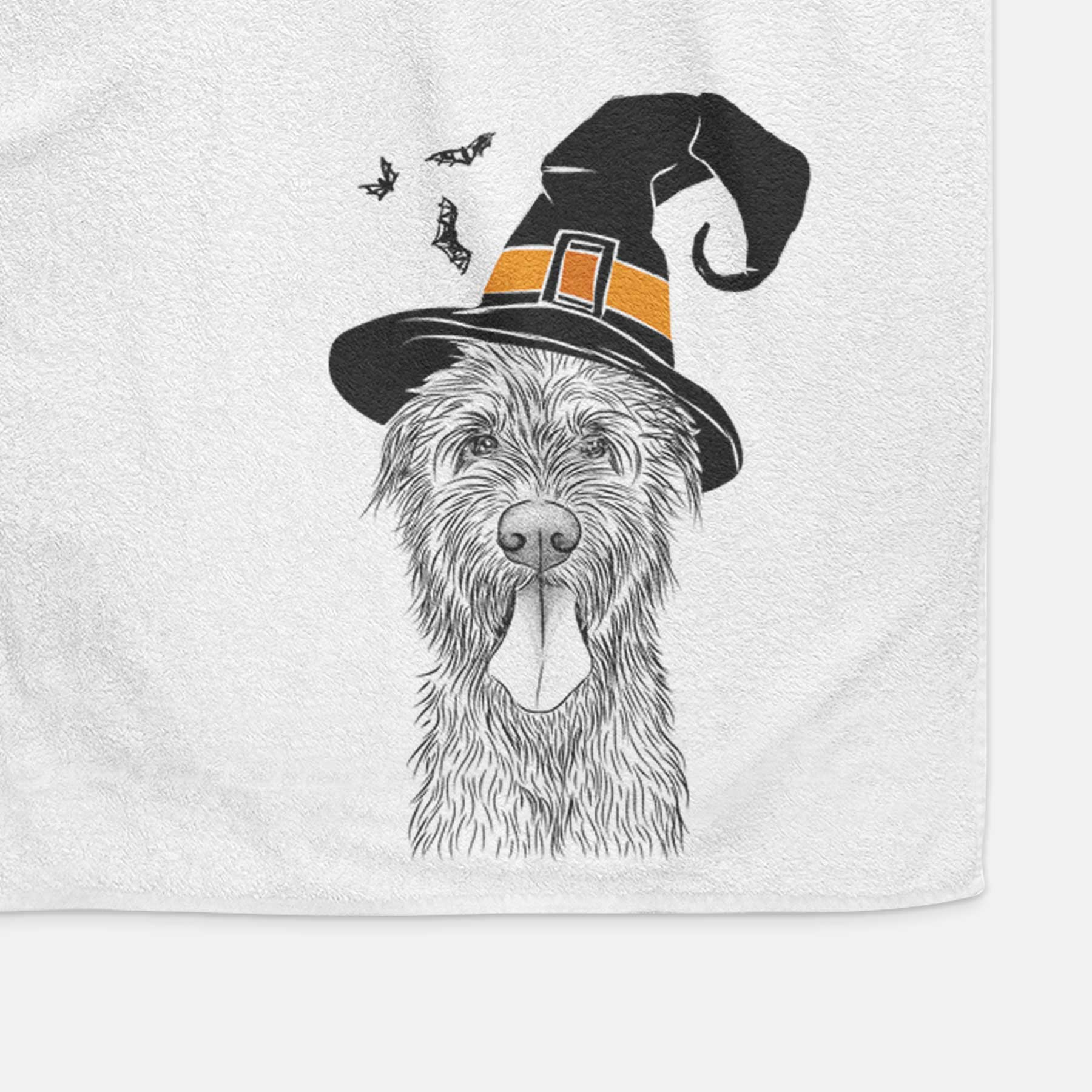 Sullivan the Irish Wolfhound Decorative Hand Towel