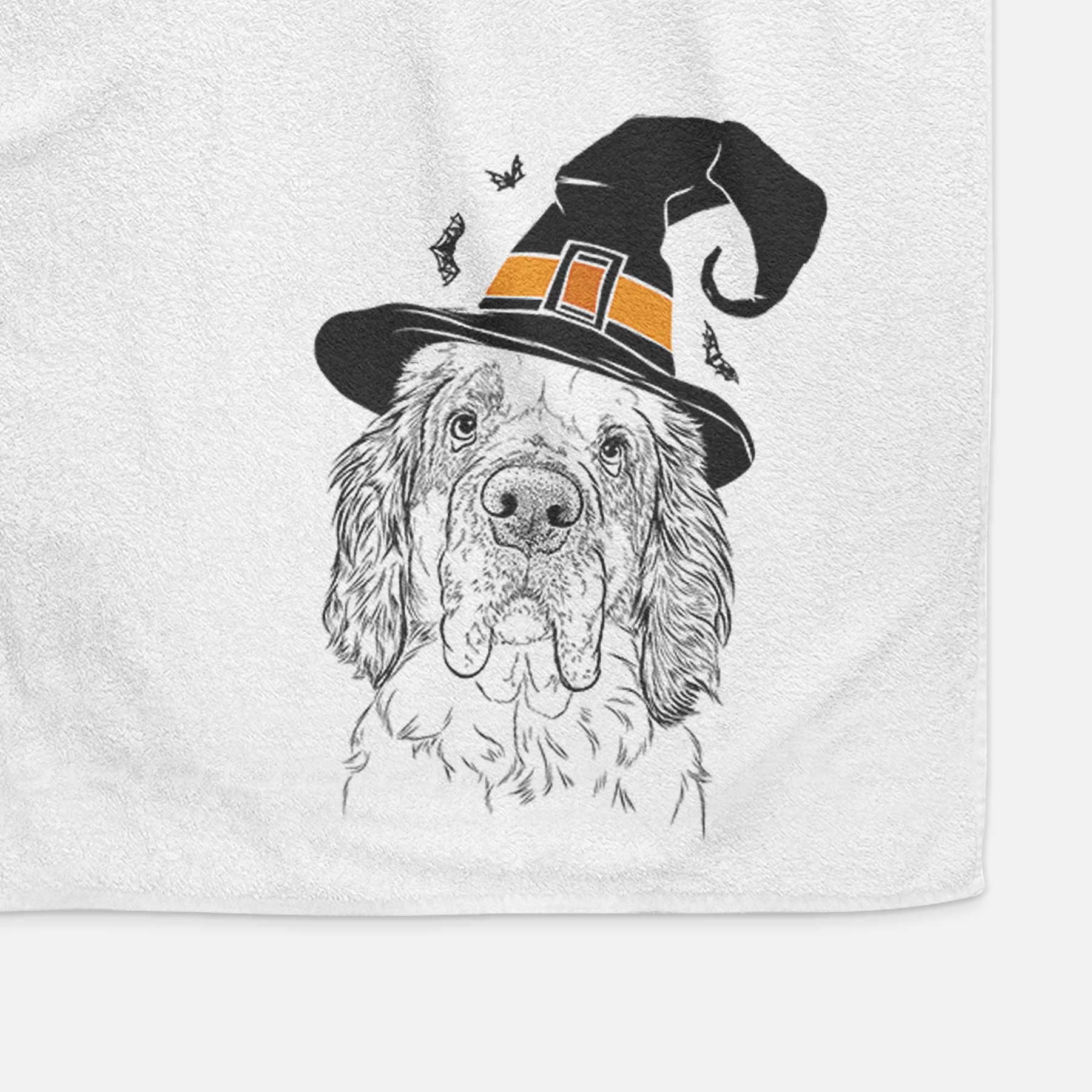 Sully the Clumber Spaniel Decorative Hand Towel