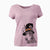 Witch Sunny the Doberman Pinscher - Women's V-neck Shirt