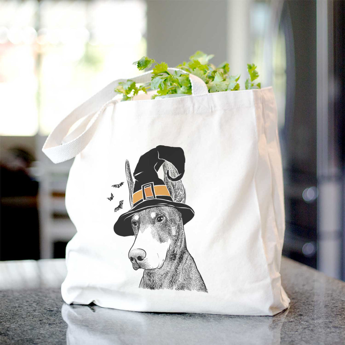 Sunny the Doberman Pinscher - Tote Bag