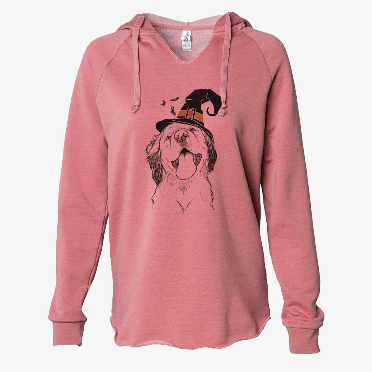 Witch Sven the Double Merle Spaniel Aussie Mix - Cali Wave Hooded Sweatshirt