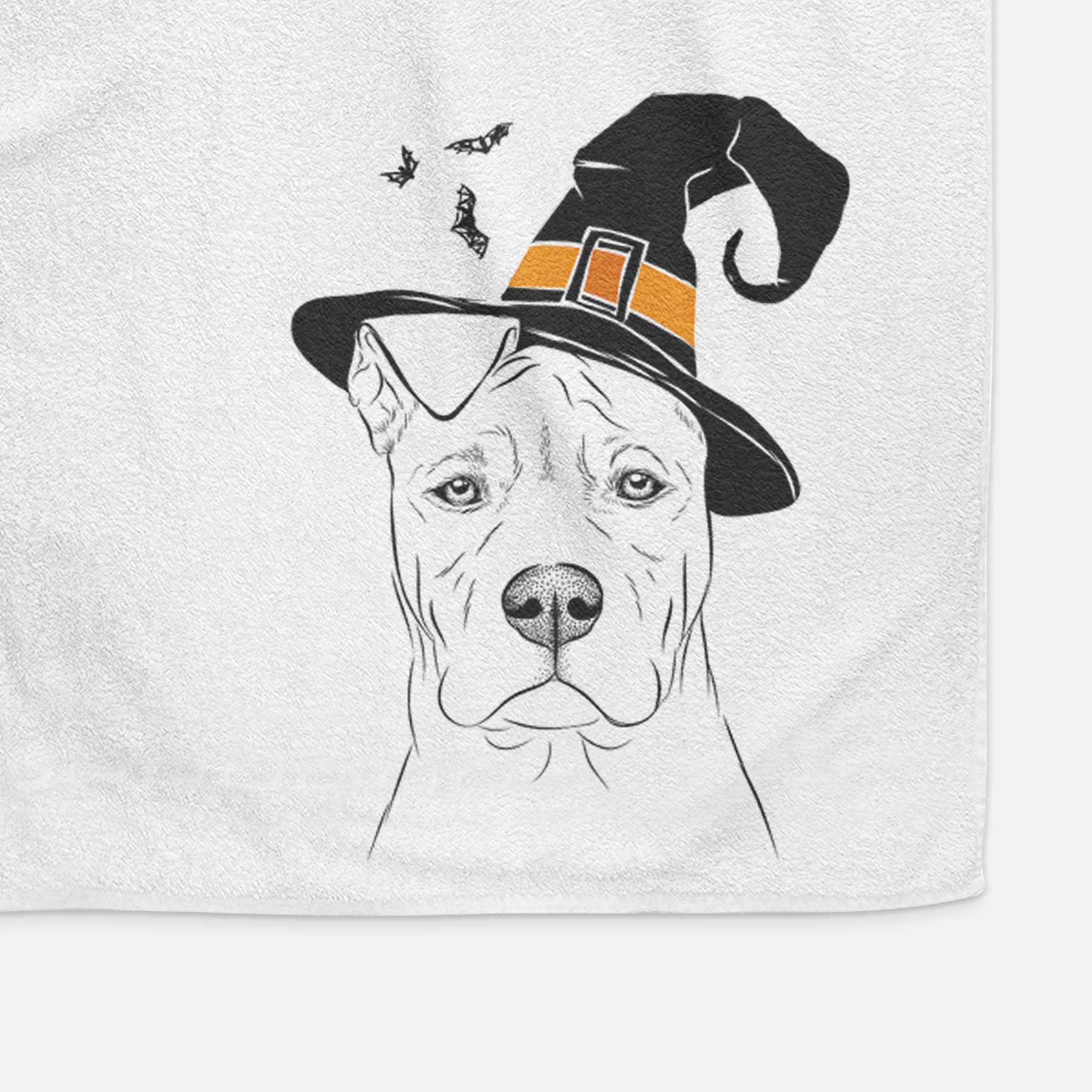 Sweet Finn the Mixed Breed Decorative Hand Towel