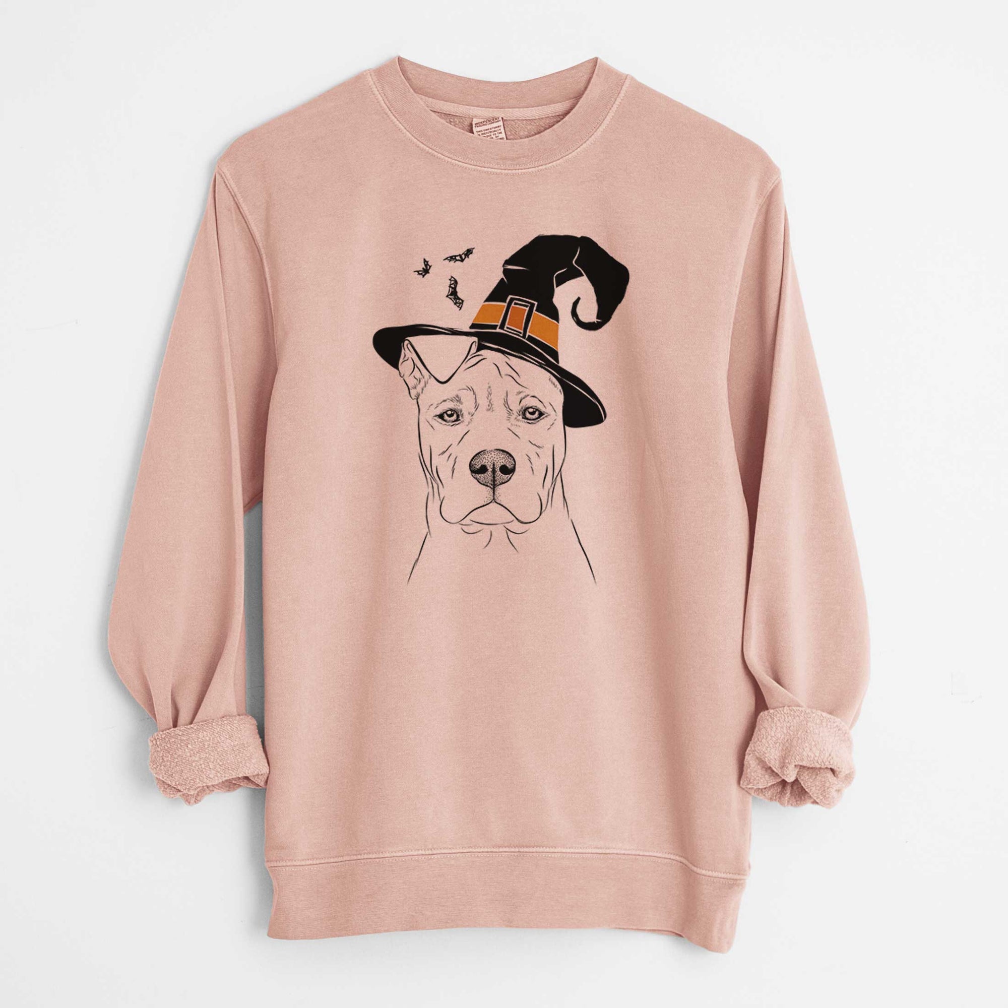 Witch Sweet Finn the Mixed Breed - Unisex Pigment Dyed Crew Sweatshirt