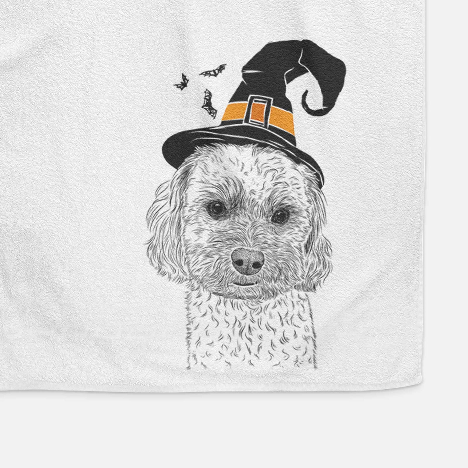 Sweet George the Mixed Breed Decorative Hand Towel