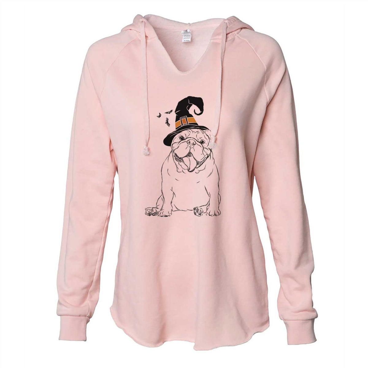 Witch Tank the English Bulldog - Cali Wave Hooded Sweatshirt