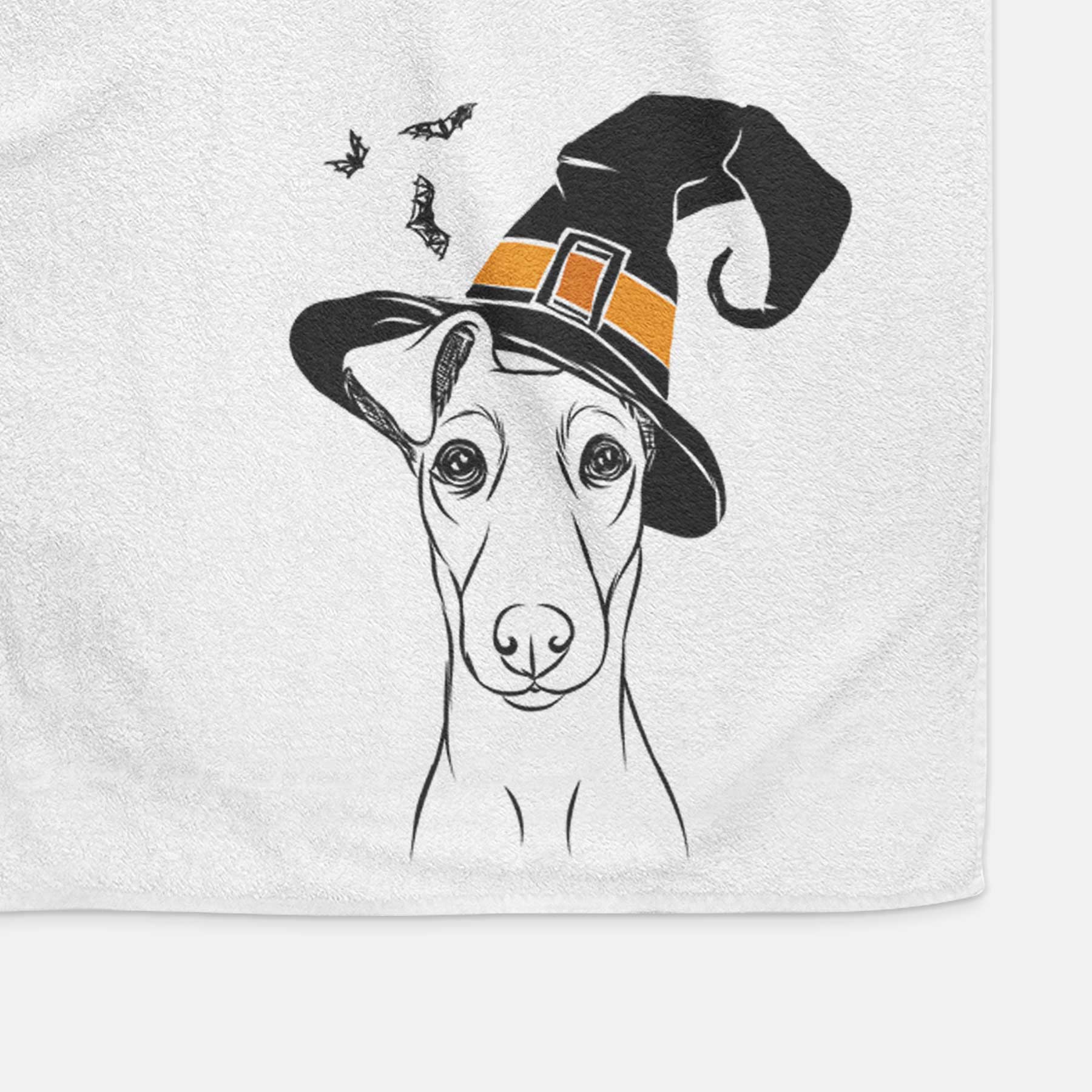 Tanner the Fox Terrier Decorative Hand Towel