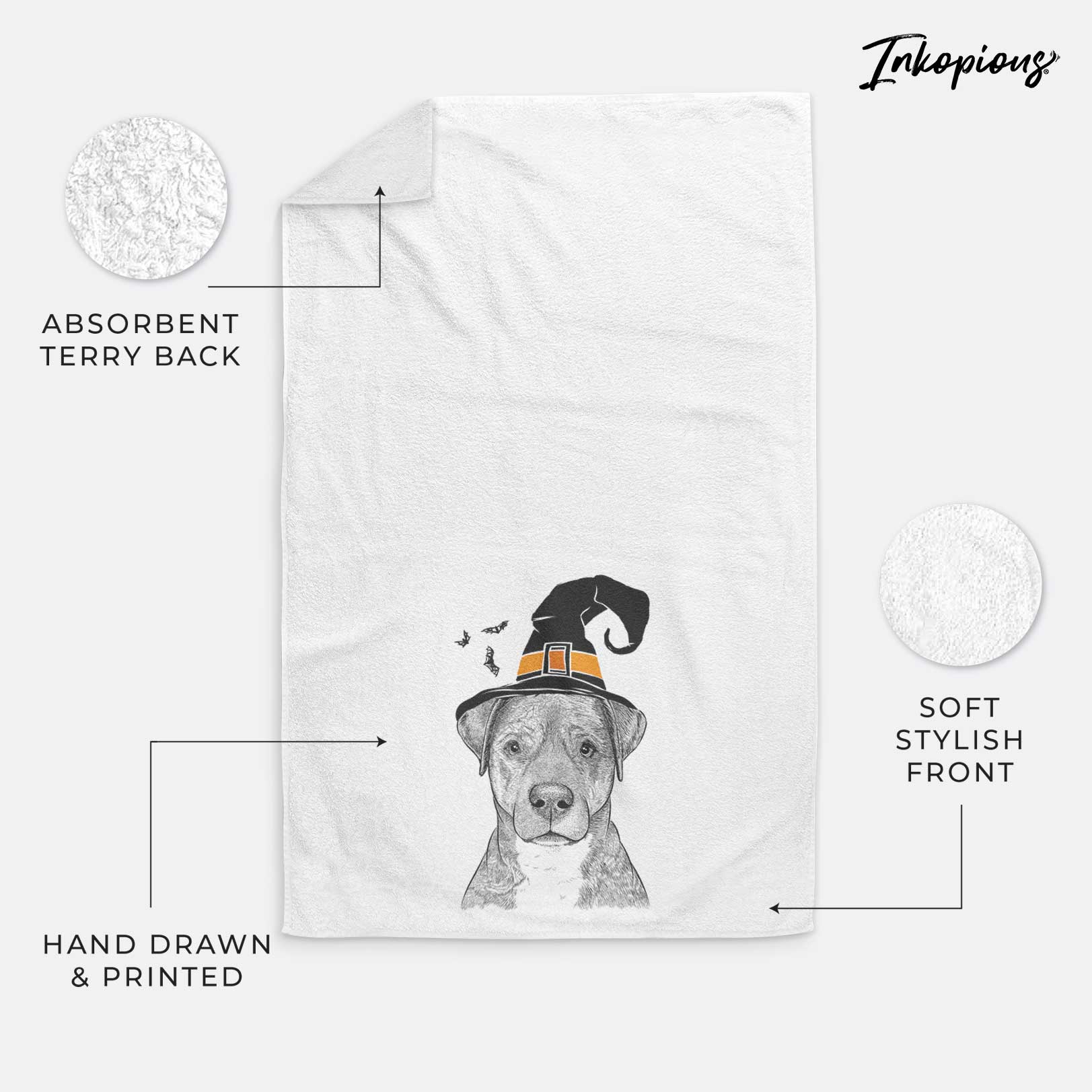 TedE the Mixed Breed Decorative Hand Towel