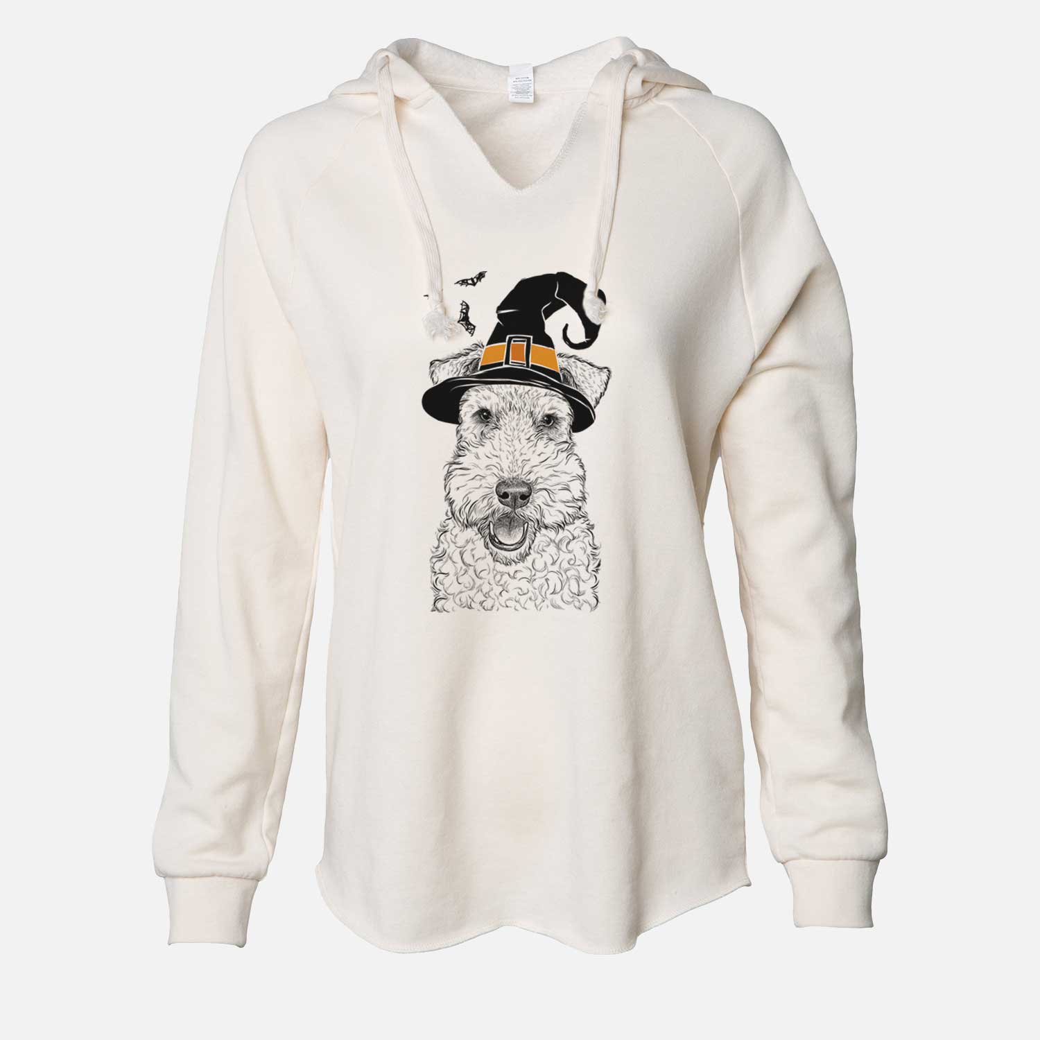 Witch Ted the Wire Fox Terrier - Cali Wave Hooded Sweatshirt