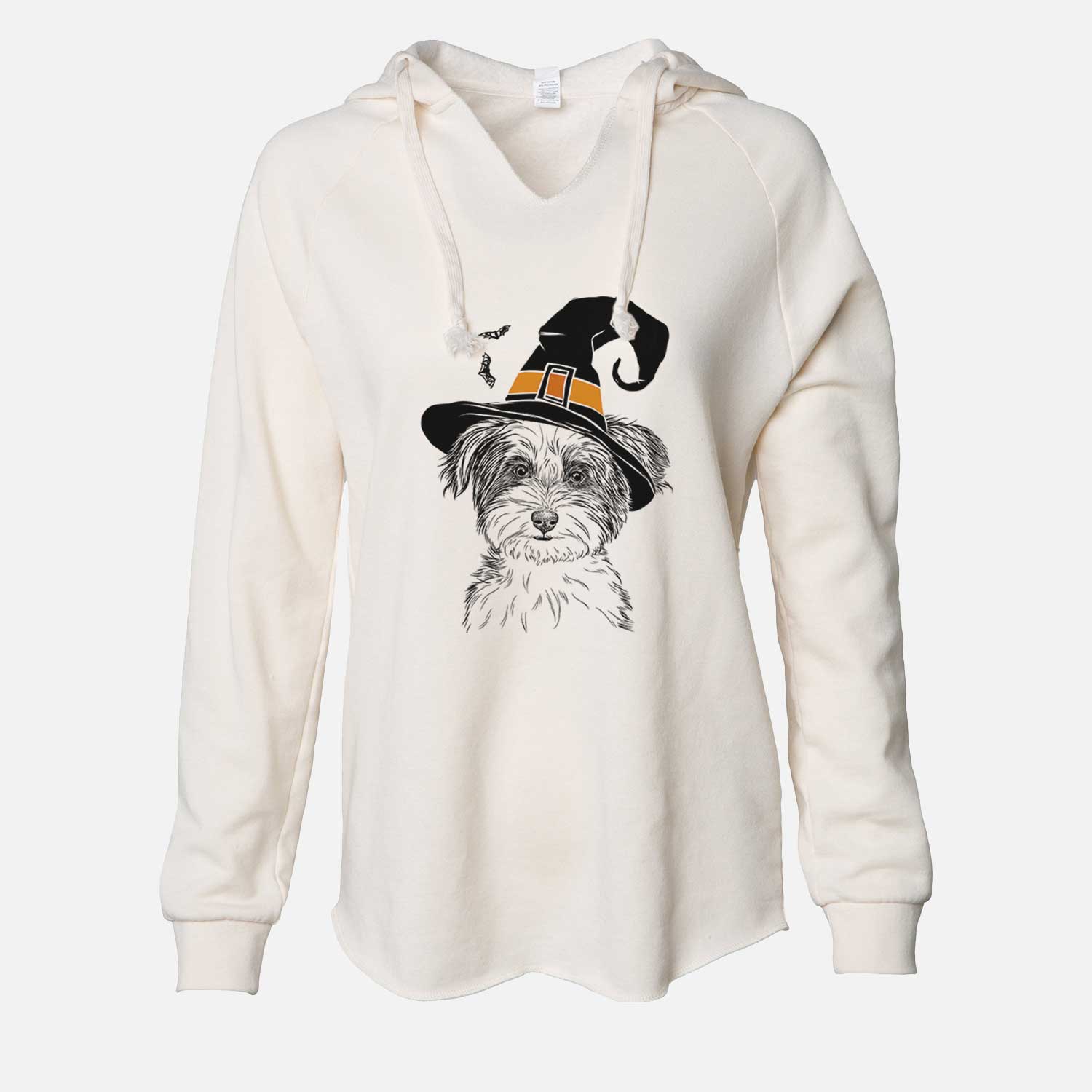 Witch Teddy the Havanese - Cali Wave Hooded Sweatshirt