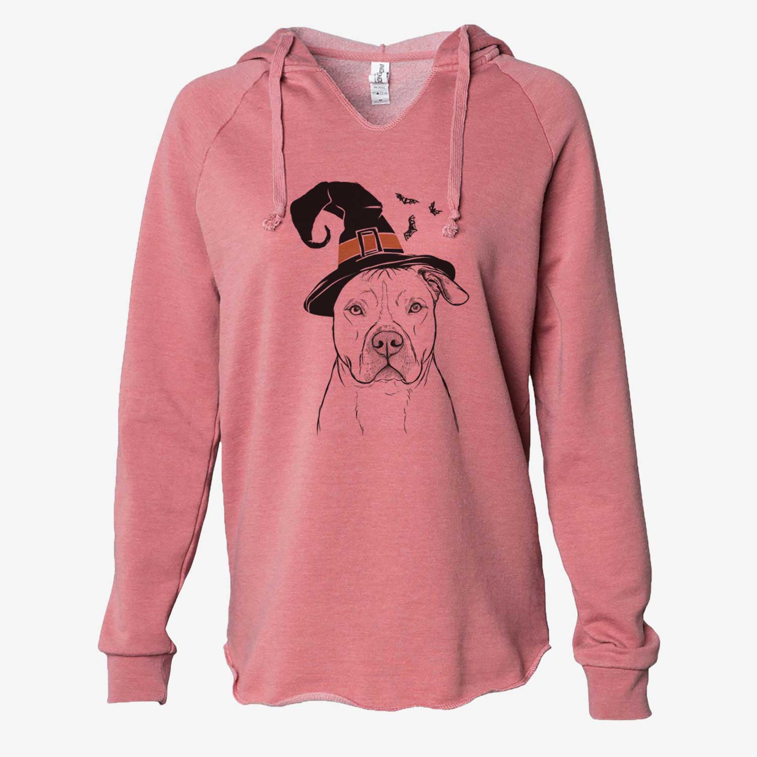 Witch Teddy Jam the Pitbull - Cali Wave Hooded Sweatshirt