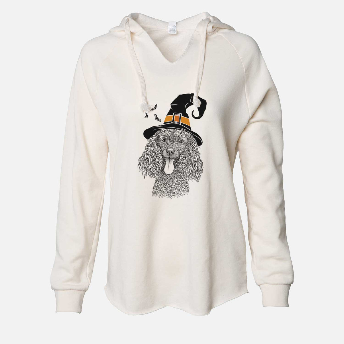 Witch Teddy the Mini Poodle - Cali Wave Hooded Sweatshirt