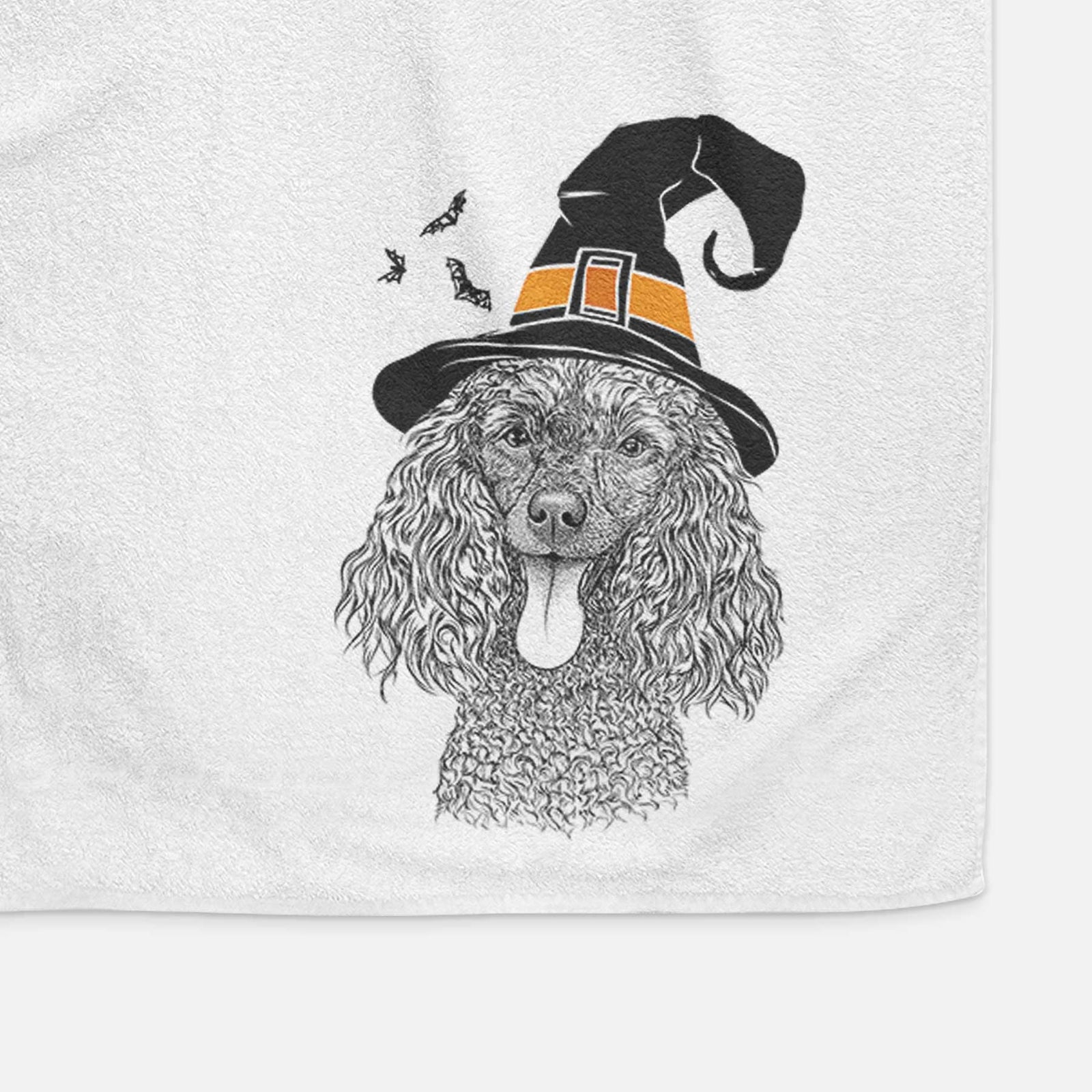 Teddy the Mini Poodle Decorative Hand Towel