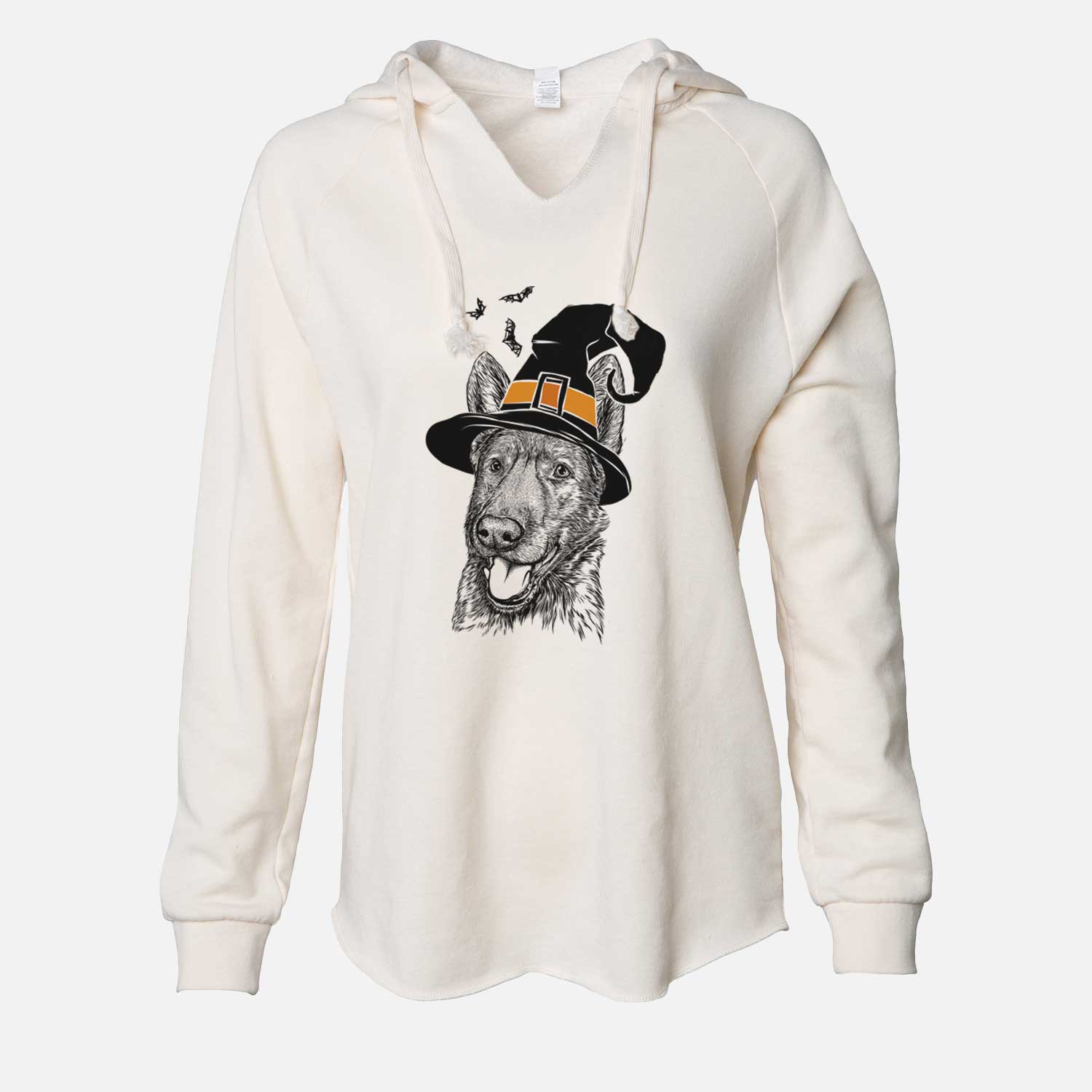 Witch Tena the German Shepherd - Cali Wave Hooded Sweatshirt