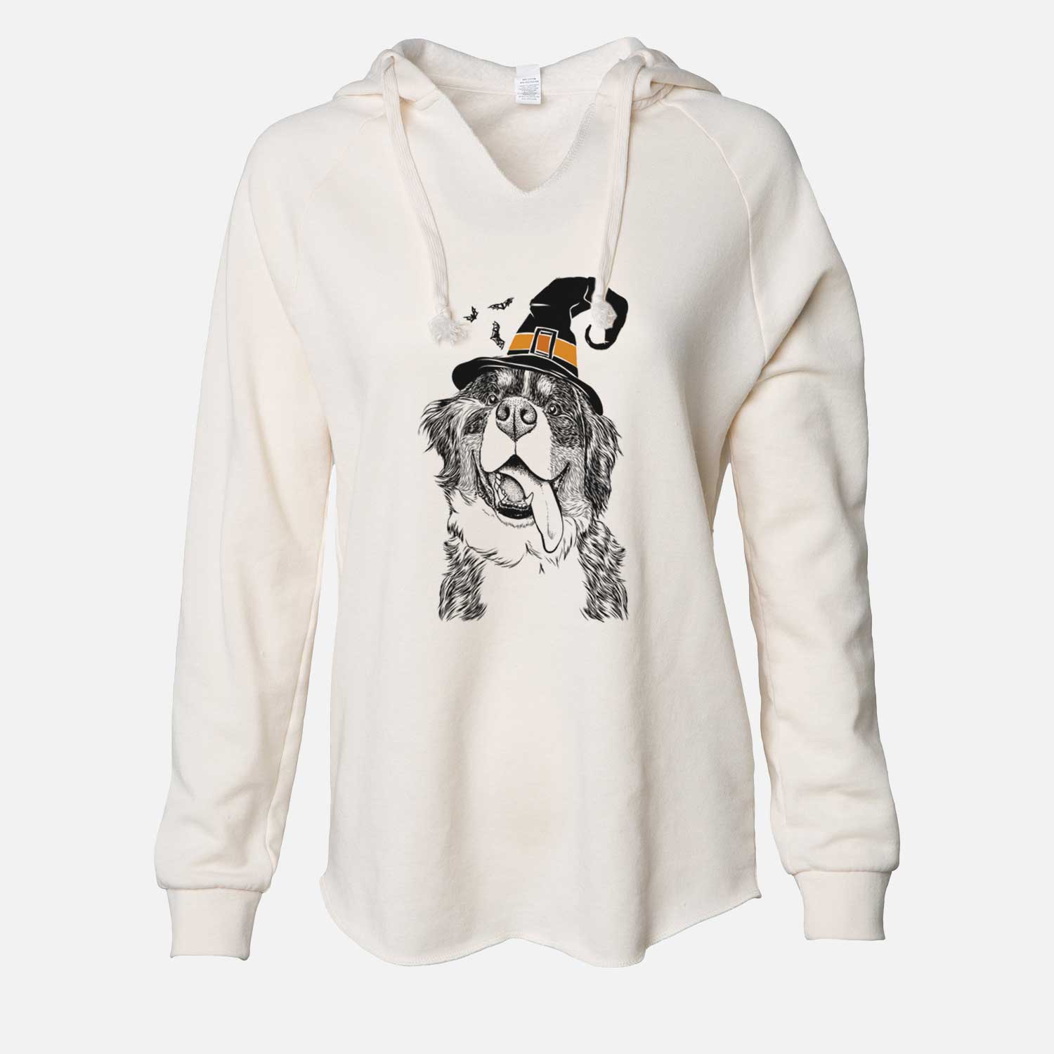 Witch Theo the Bernese Mountain Dog - Cali Wave Hooded Sweatshirt