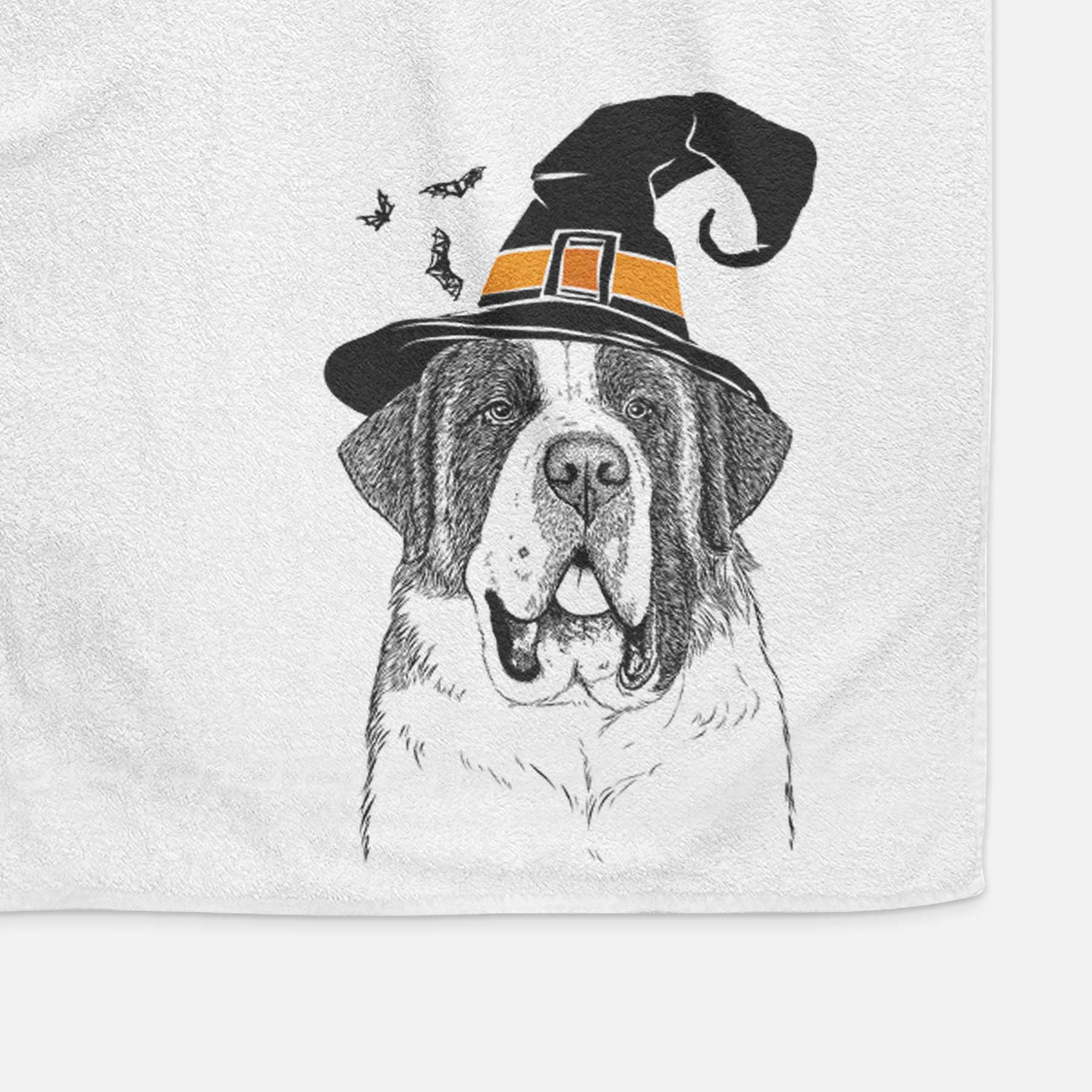 Thor the Saint Bernard Decorative Hand Towel