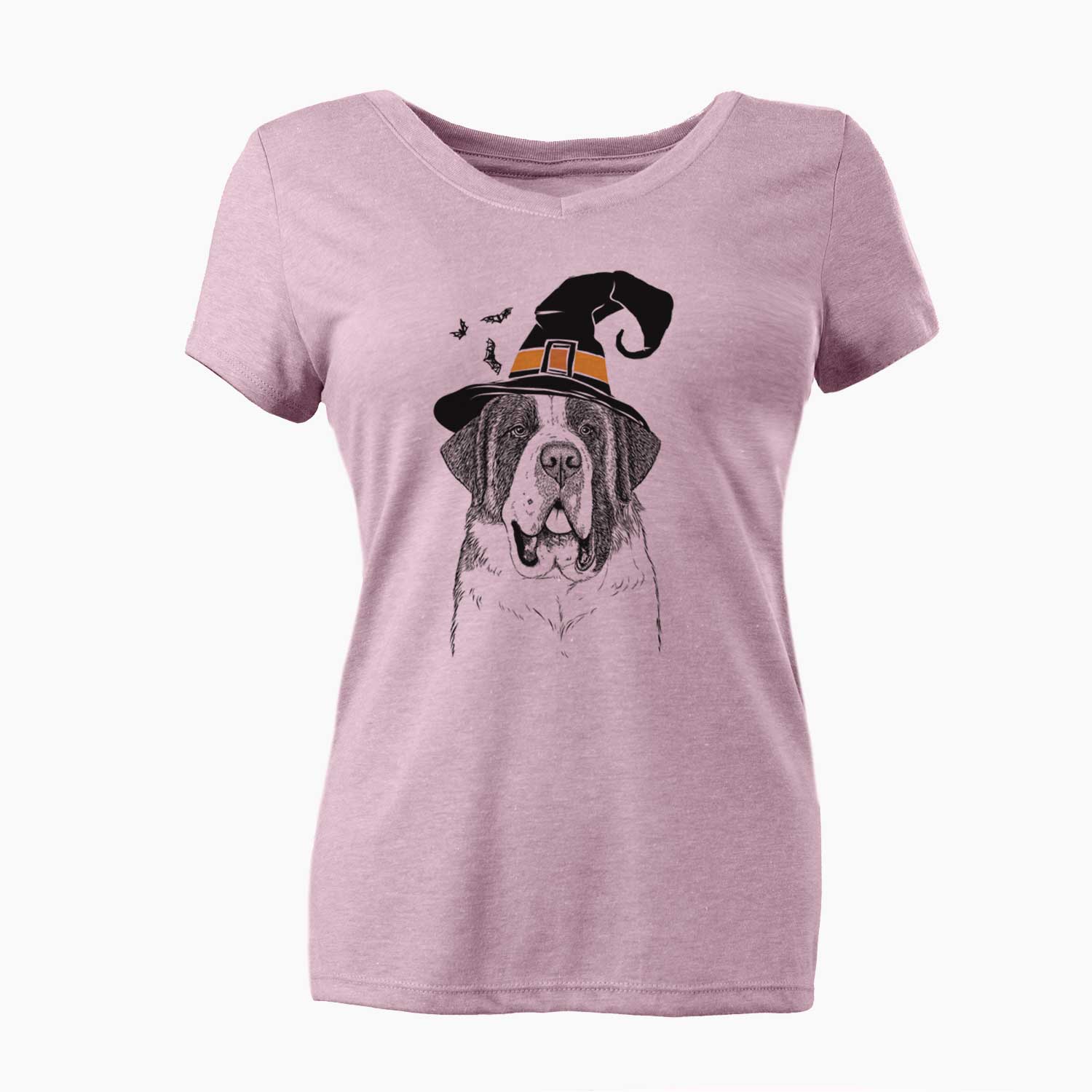 Witch Thor the Saint Bernard - Women's V-neck Shirt