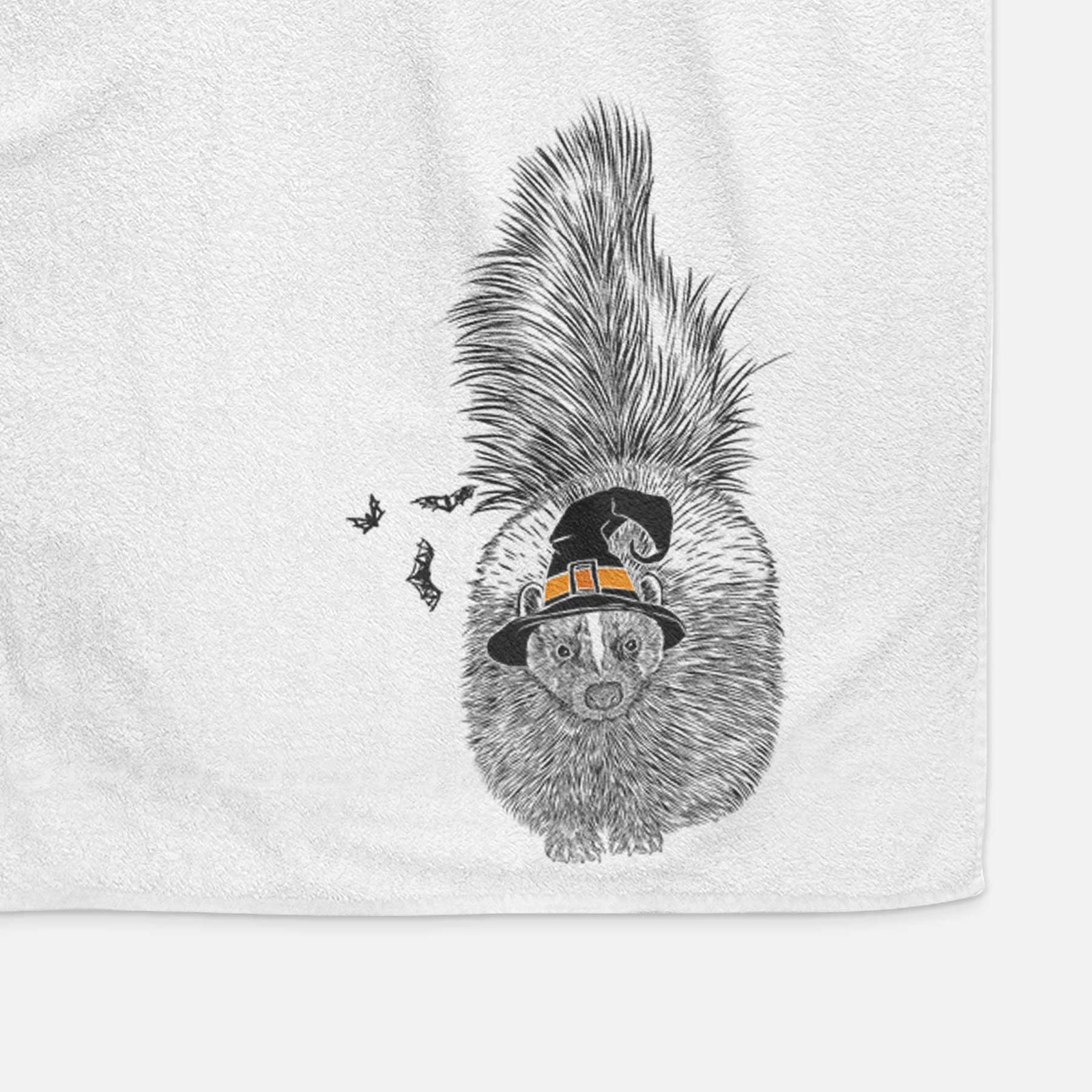 Tibbs the Skunk Decorative Hand Towel