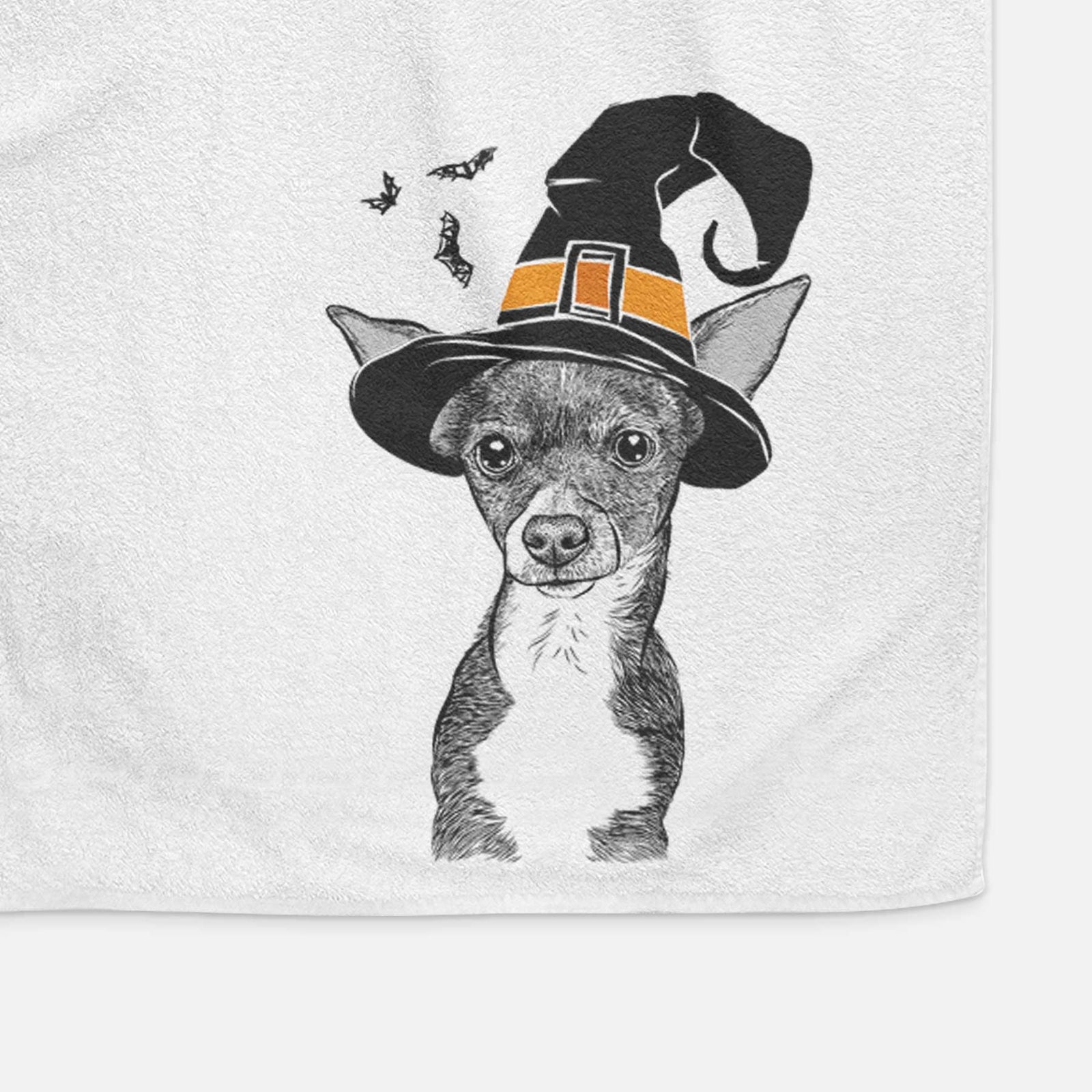 Tiny Archie the Mixed Breed Decorative Hand Towel