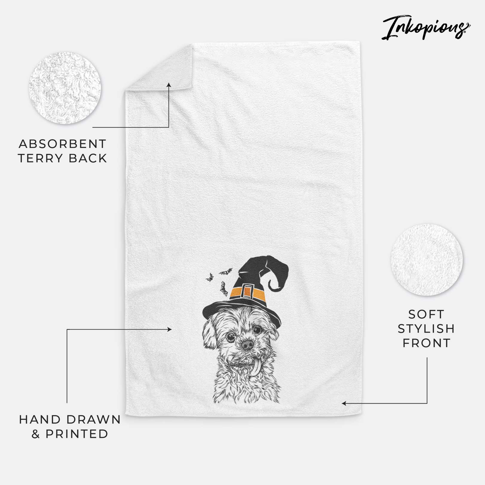 Tiny Titan the Shih Tzu Decorative Hand Towel