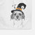 Tiny Tucker the Mixed Breed Decorative Hand Towel