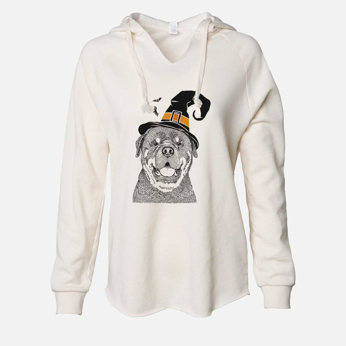 Witch Titan the Rottweiler - Cali Wave Hooded Sweatshirt