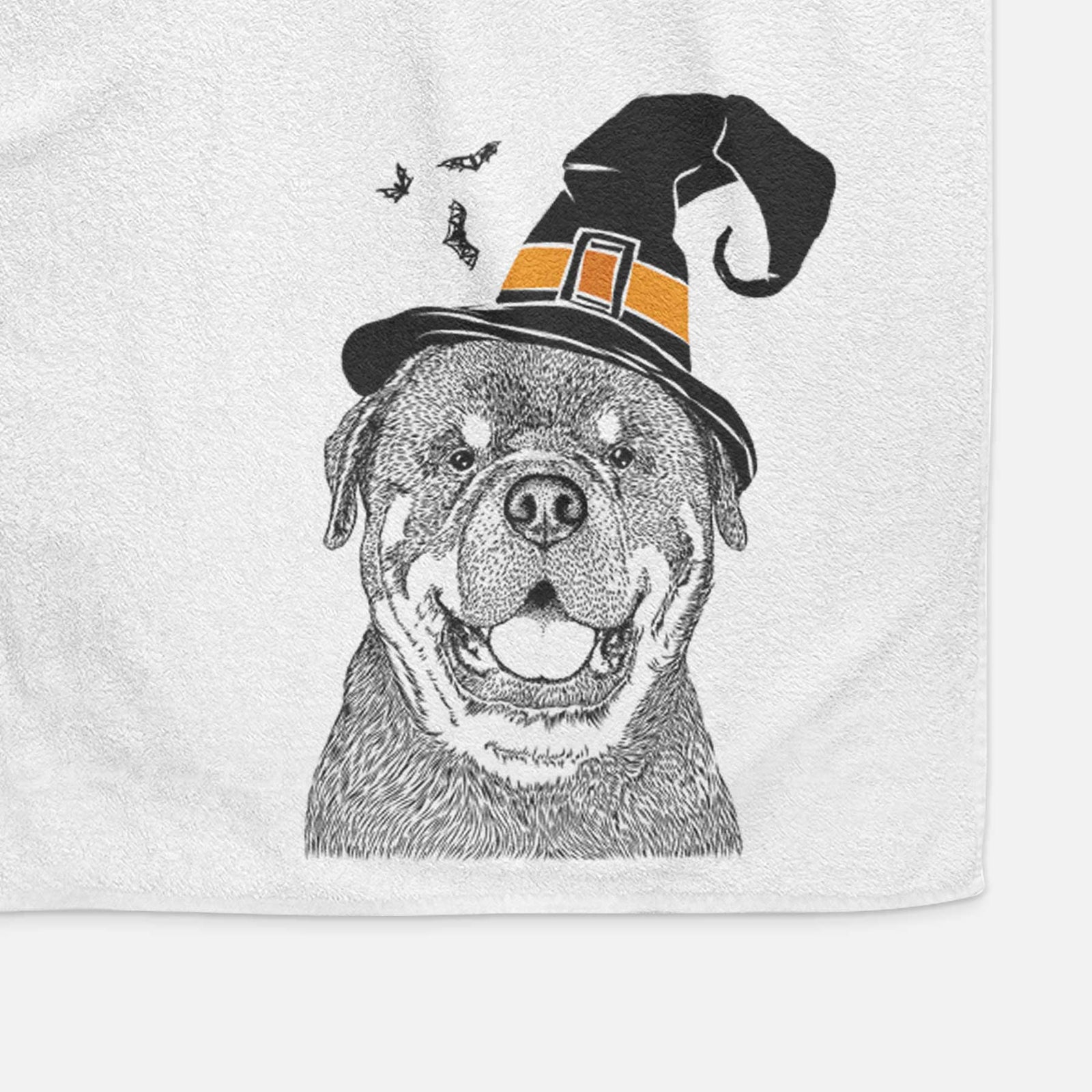 Titan the Rottweiler Decorative Hand Towel