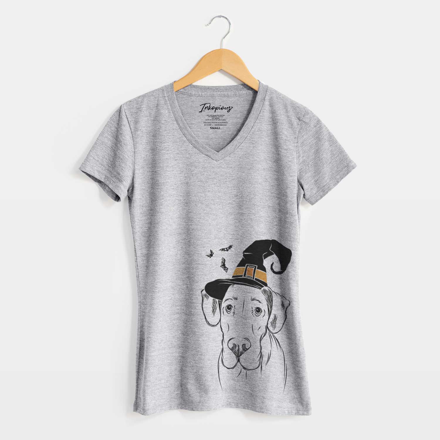 Witch Titus the Great Dane - Women's V-neck Shirt