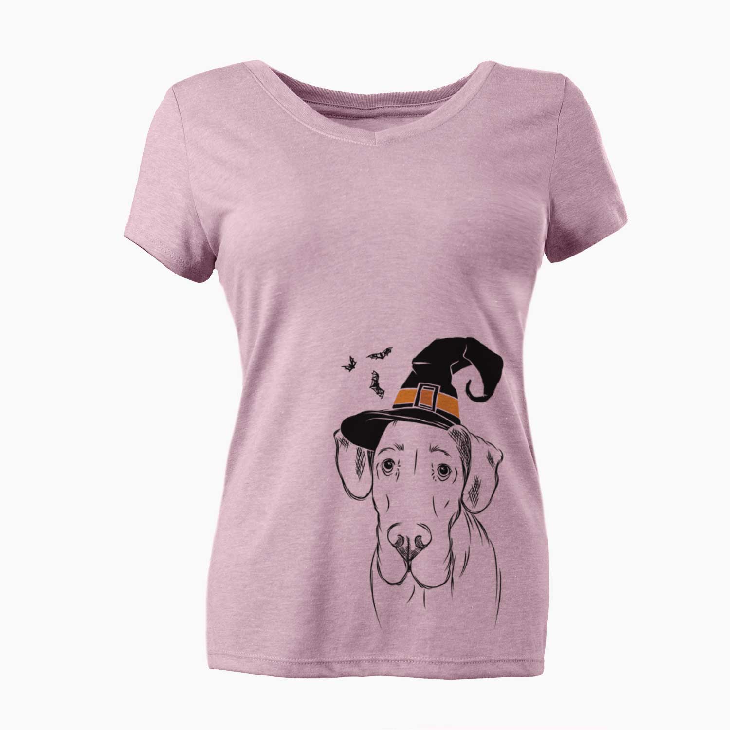 Witch Titus the Great Dane - Women's V-neck Shirt