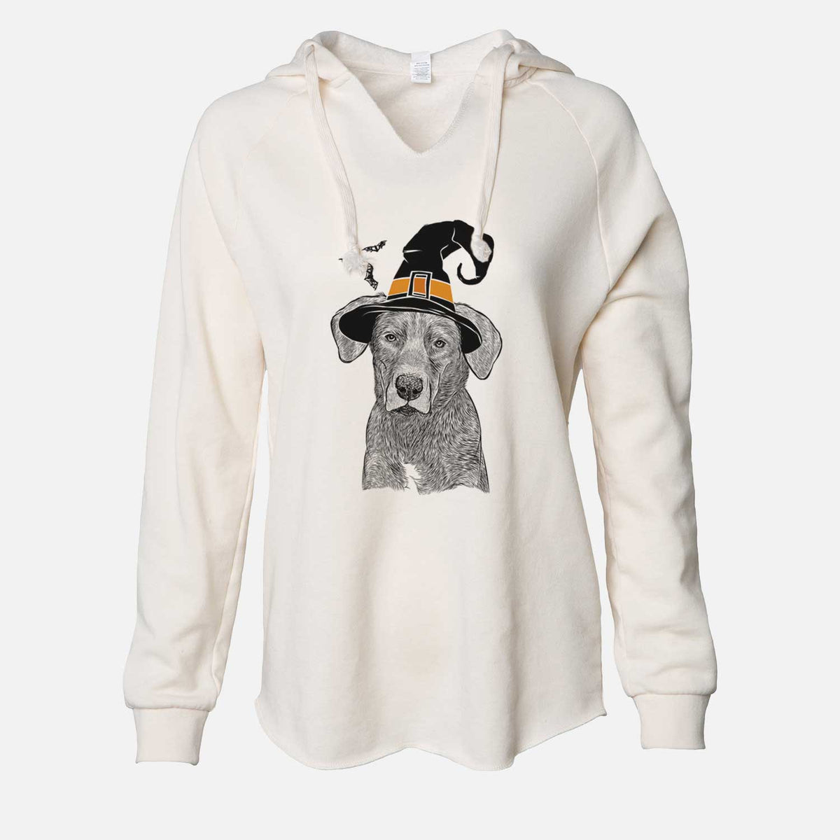 Witch Tom the Lab Dane Mix - Cali Wave Hooded Sweatshirt