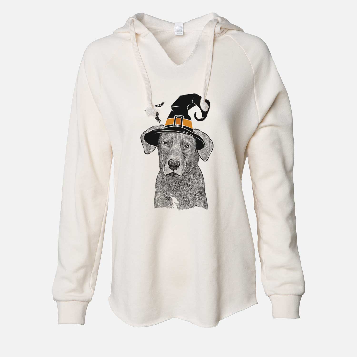 Witch Tom the Lab Dane Mix - Cali Wave Hooded Sweatshirt