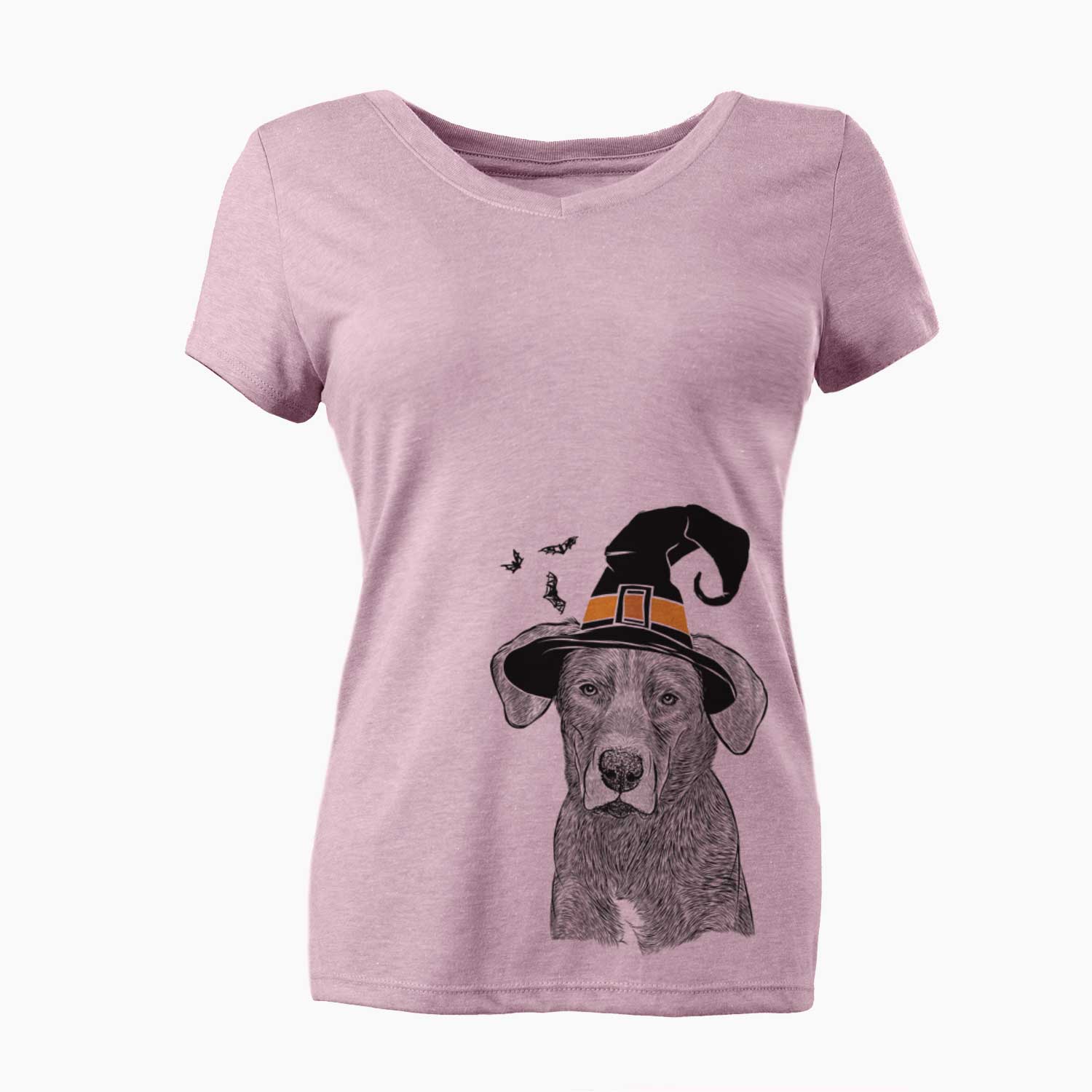 Witch Tom the Lab Dane Mix - Women's V-neck Shirt