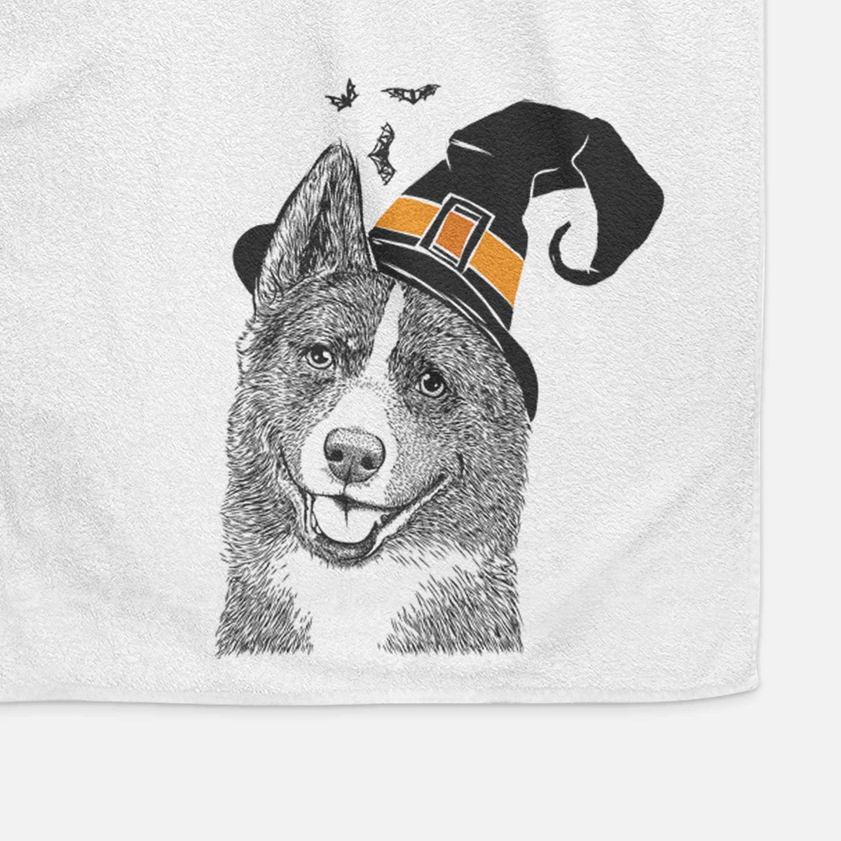 Tosca the Karelian Bear Dog Decorative Hand Towel