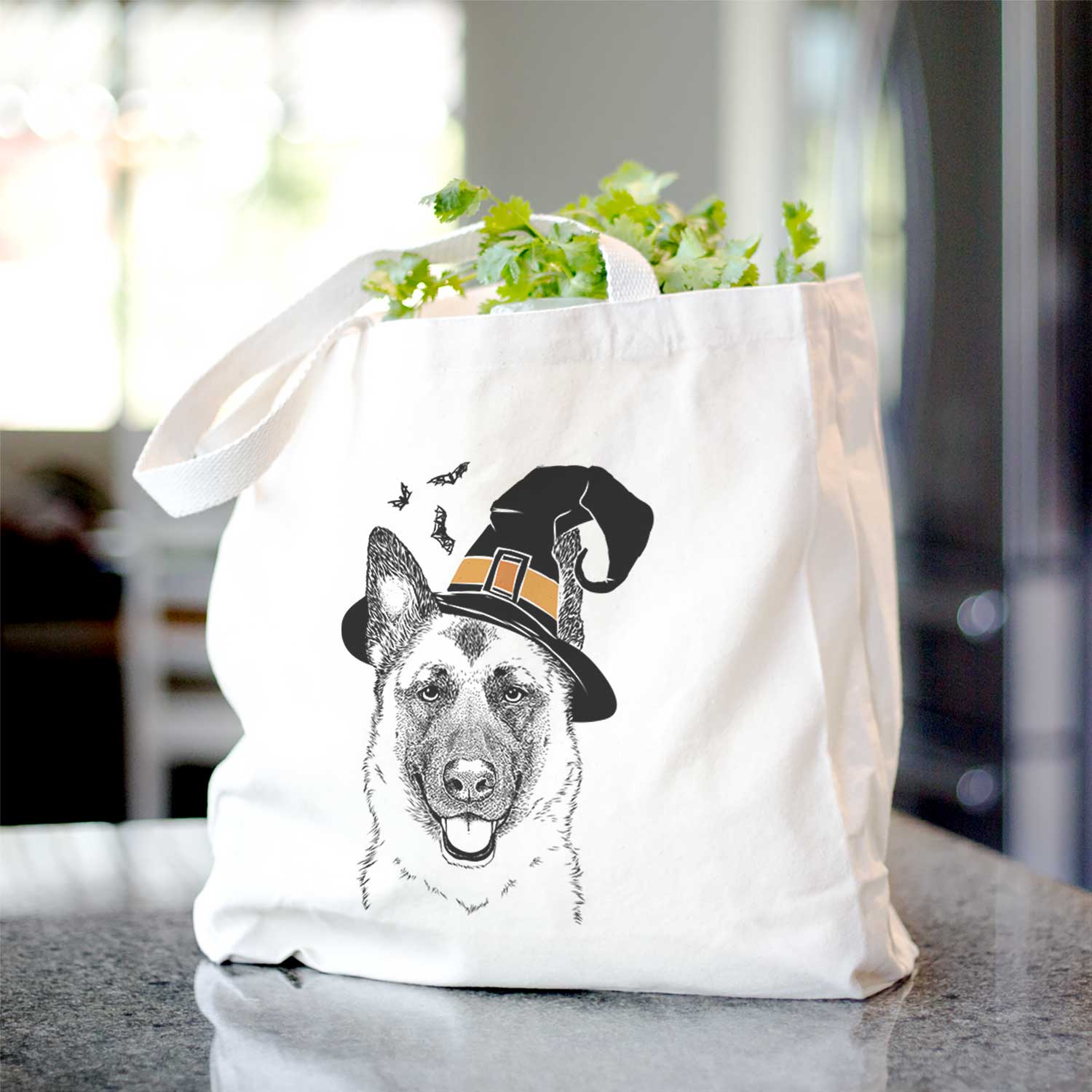 Trooper the German Shepherd - Tote Bag