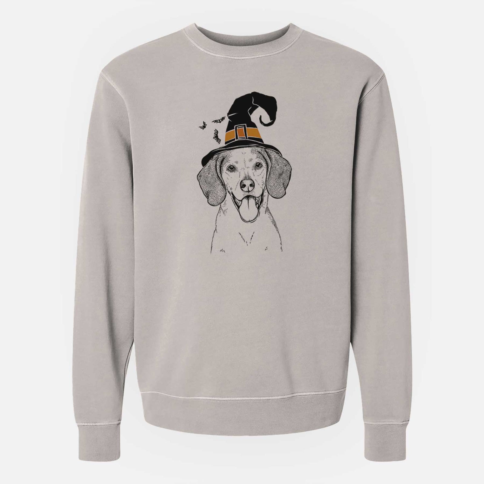 Witch Trooper the Hound Mix - Unisex Pigment Dyed Crew Sweatshirt