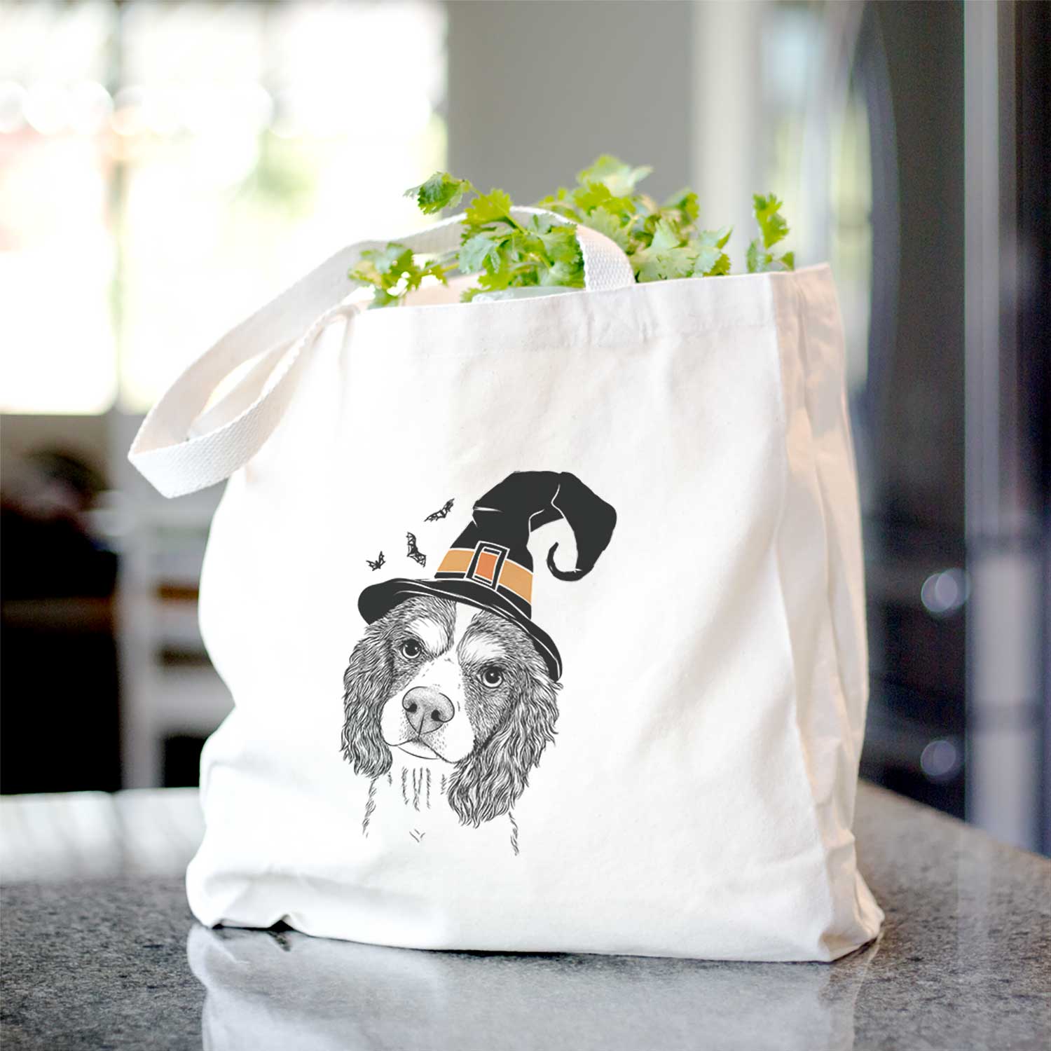 Truman the Cavalier King Charles Spaniel - Tote Bag