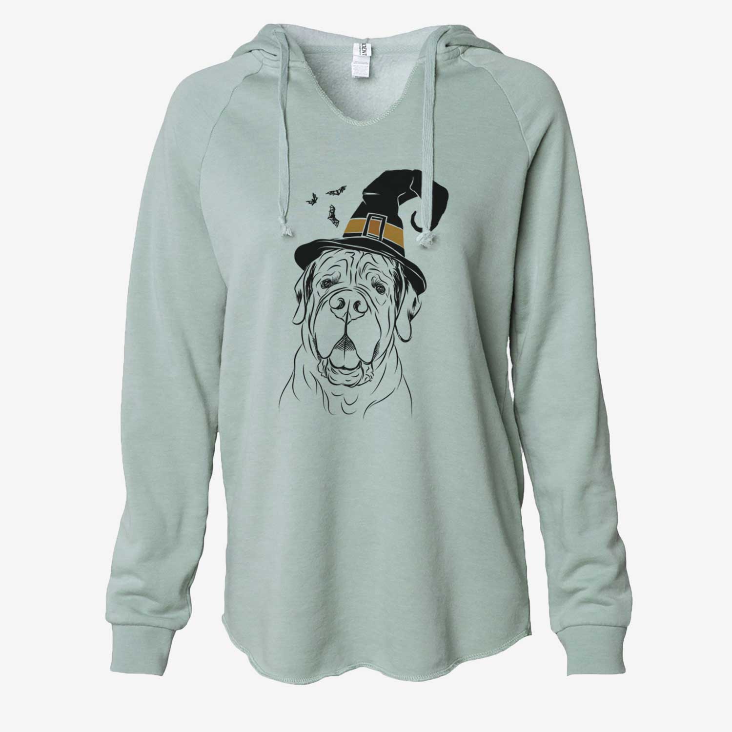 Witch Tufton the English Mastiff - Cali Wave Hooded Sweatshirt