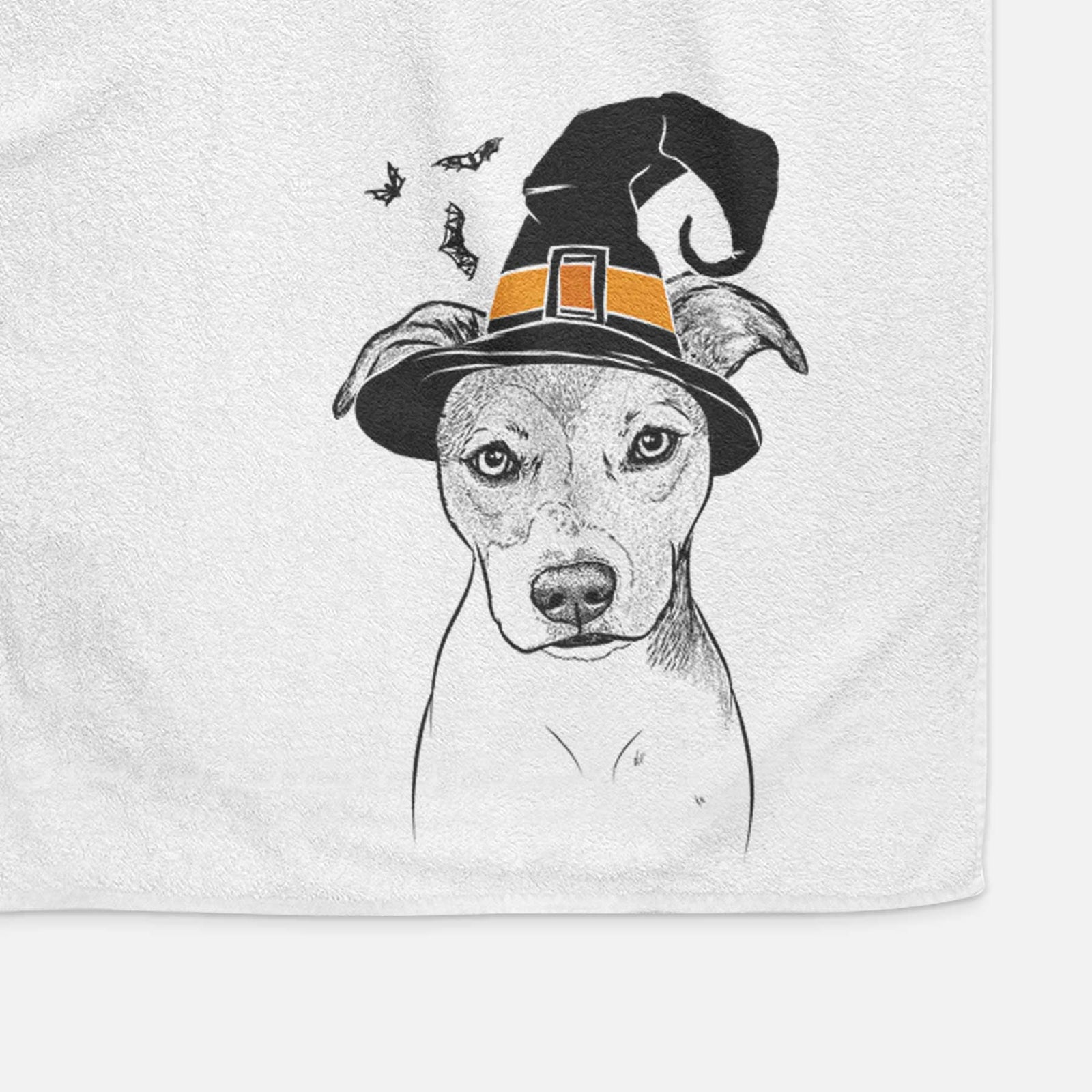 Tula the American Staffordshire Terrier Heeler Mix Decorative Hand Towel