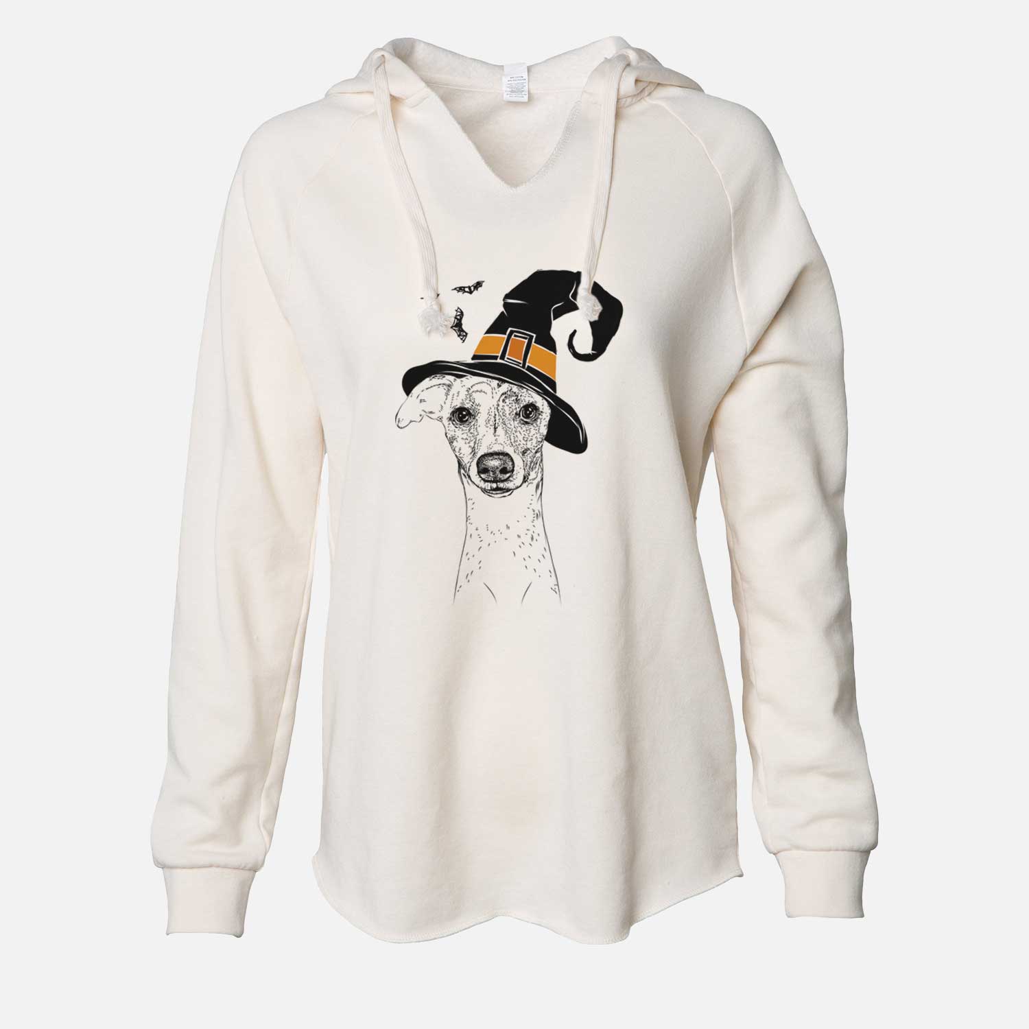 Witch Twiggy the Whippet - Cali Wave Hooded Sweatshirt