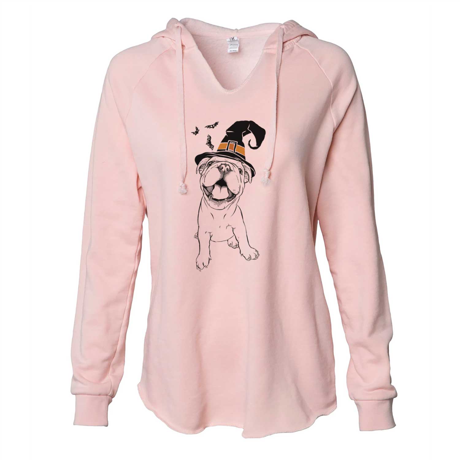 Witch Tyke the English Bulldog - Cali Wave Hooded Sweatshirt