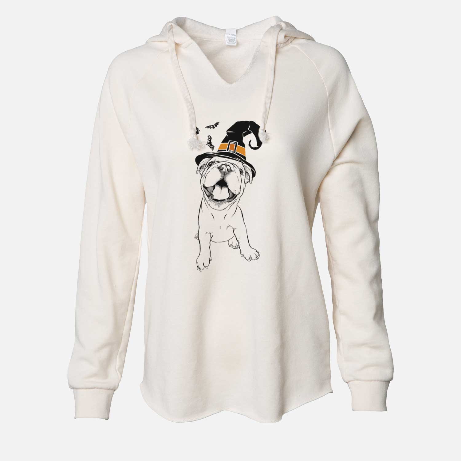 Witch Tyke the English Bulldog - Cali Wave Hooded Sweatshirt